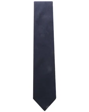 Navy and Black Jacquard Tie