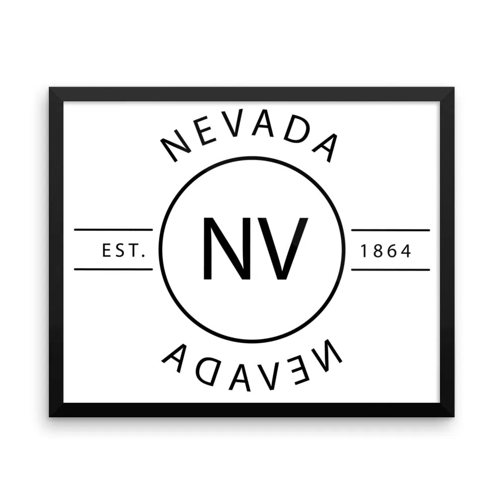 Nevada - Framed Print - Reflections