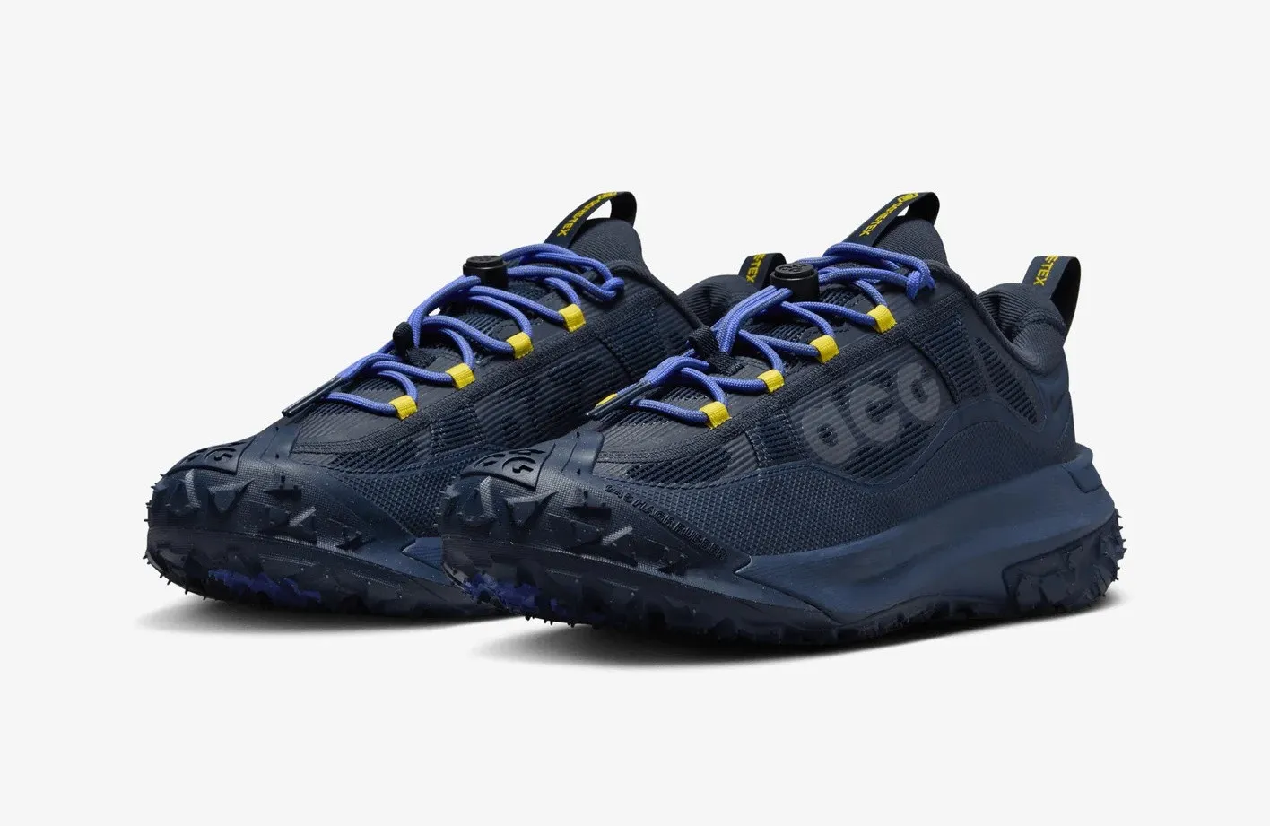 Nike ACG Mountain Fly 2 Low GTX Dark Obsidian Midnight Navy Persian Violet HF6245-400