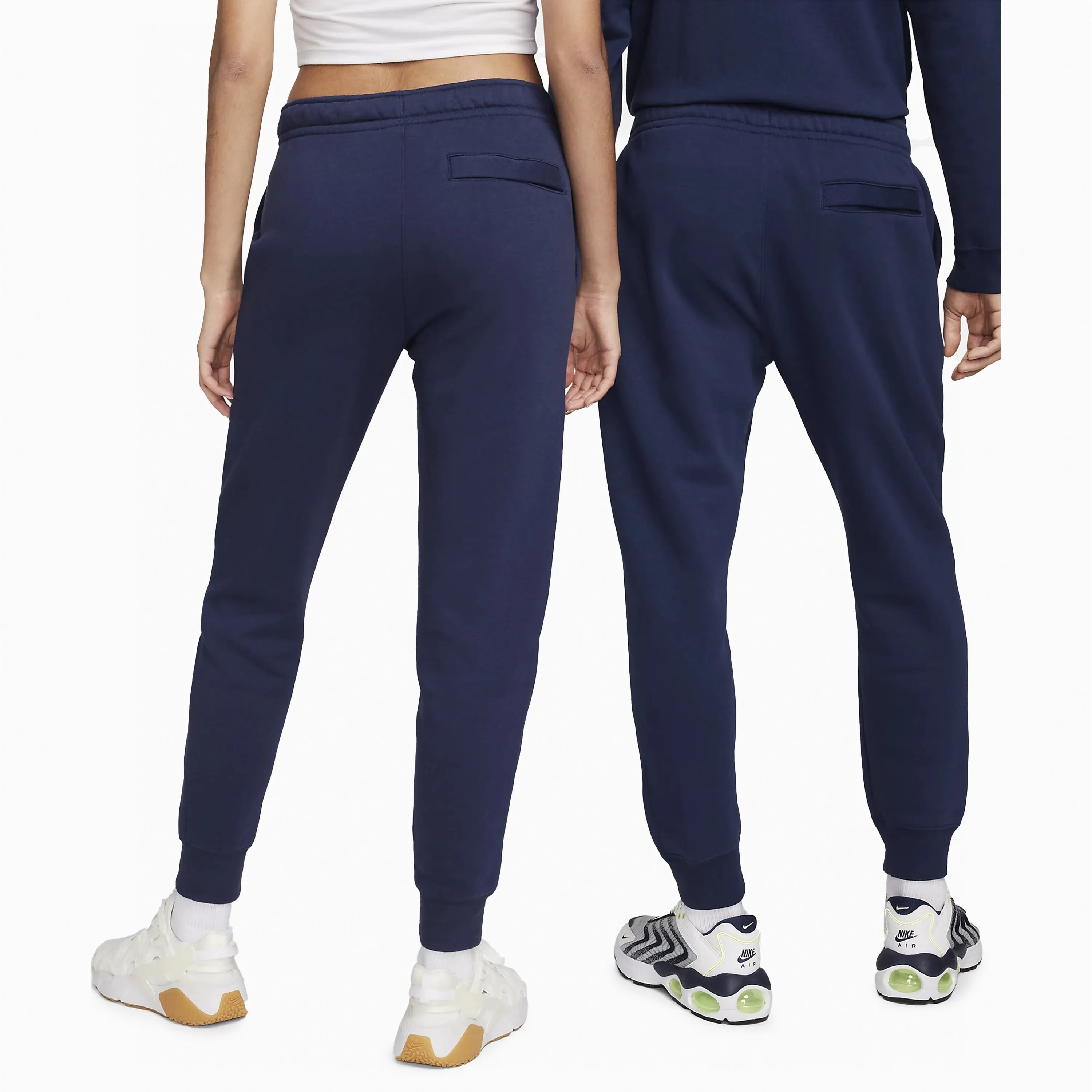 NIKE SPORTSWEAR CLUB JOGGERS MIDNIGHT NAVY & WHITE - BV2671