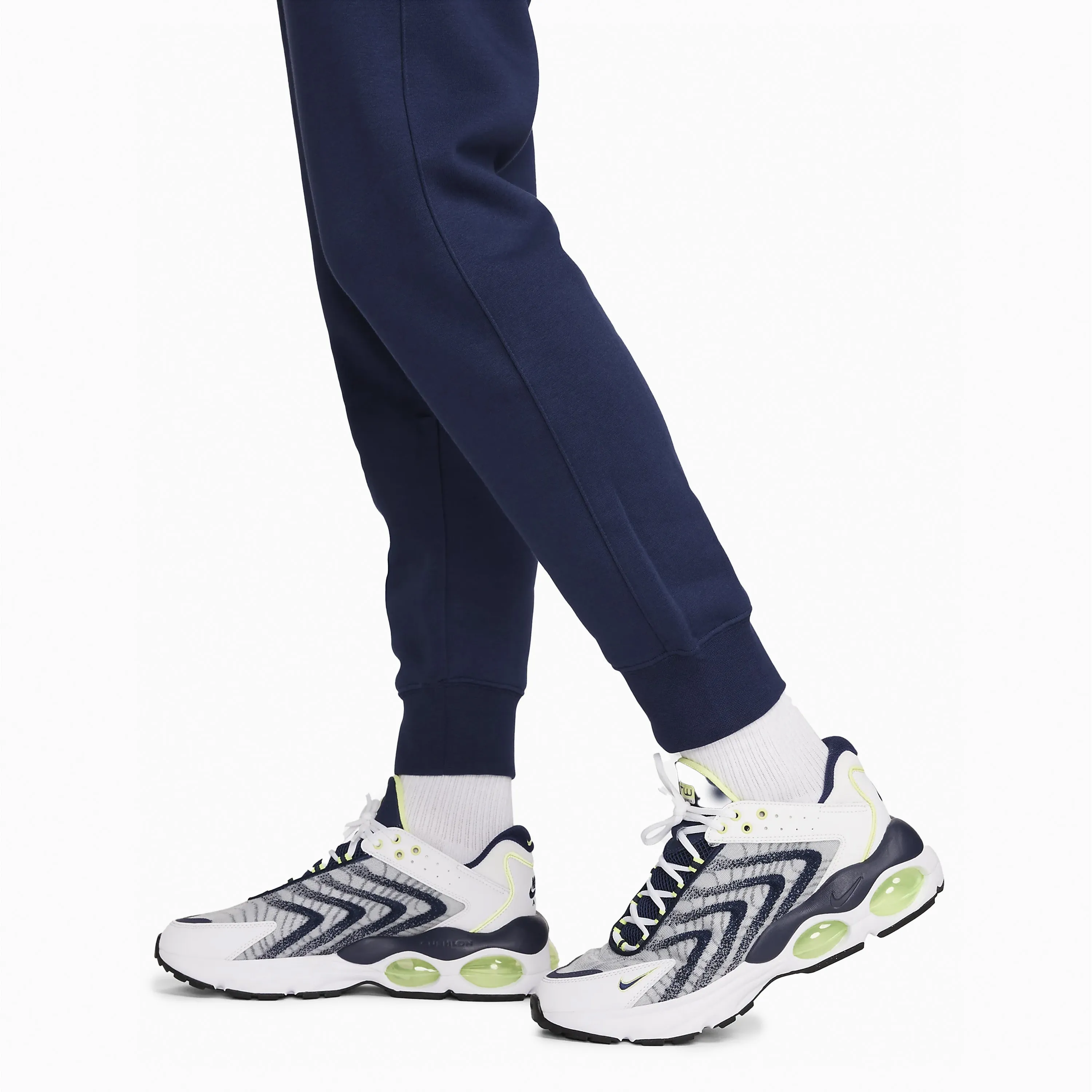 NIKE SPORTSWEAR CLUB JOGGERS MIDNIGHT NAVY & WHITE - BV2671