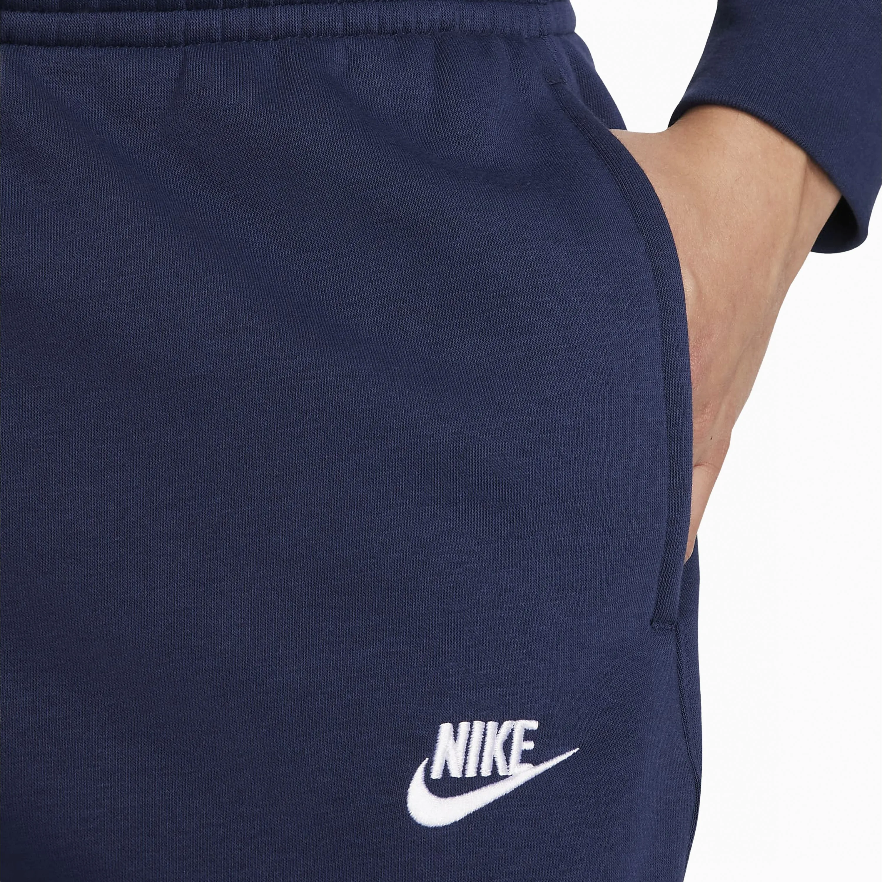 NIKE SPORTSWEAR CLUB JOGGERS MIDNIGHT NAVY & WHITE - BV2671