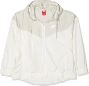 Nike Women's Plus Size Sportswear Windrunner Jacket (1X, Sail/Light Bone)