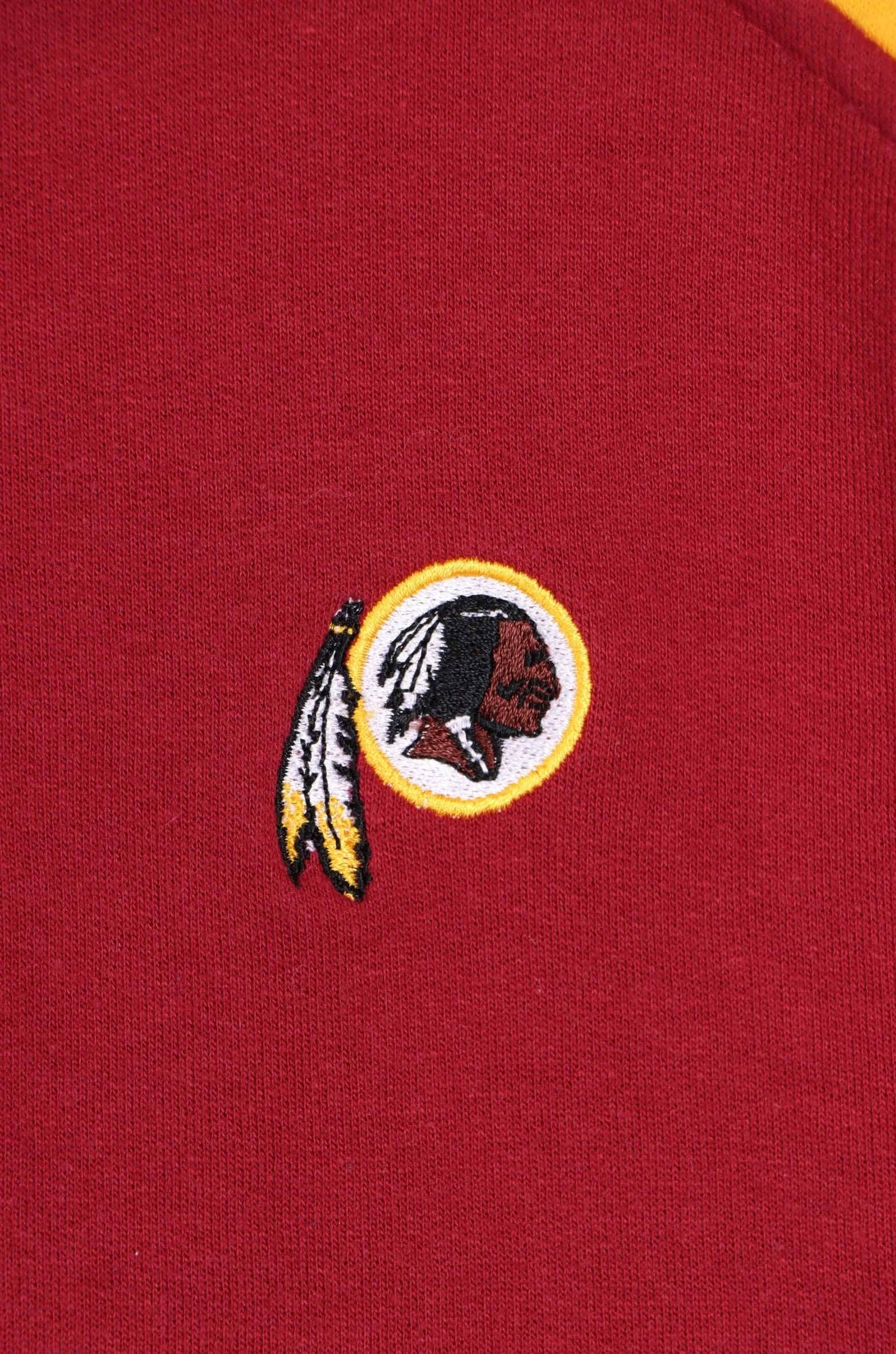 NLF Washington Redskins Embroidered Logo 1/4 Zip Sweatshirt (XL)