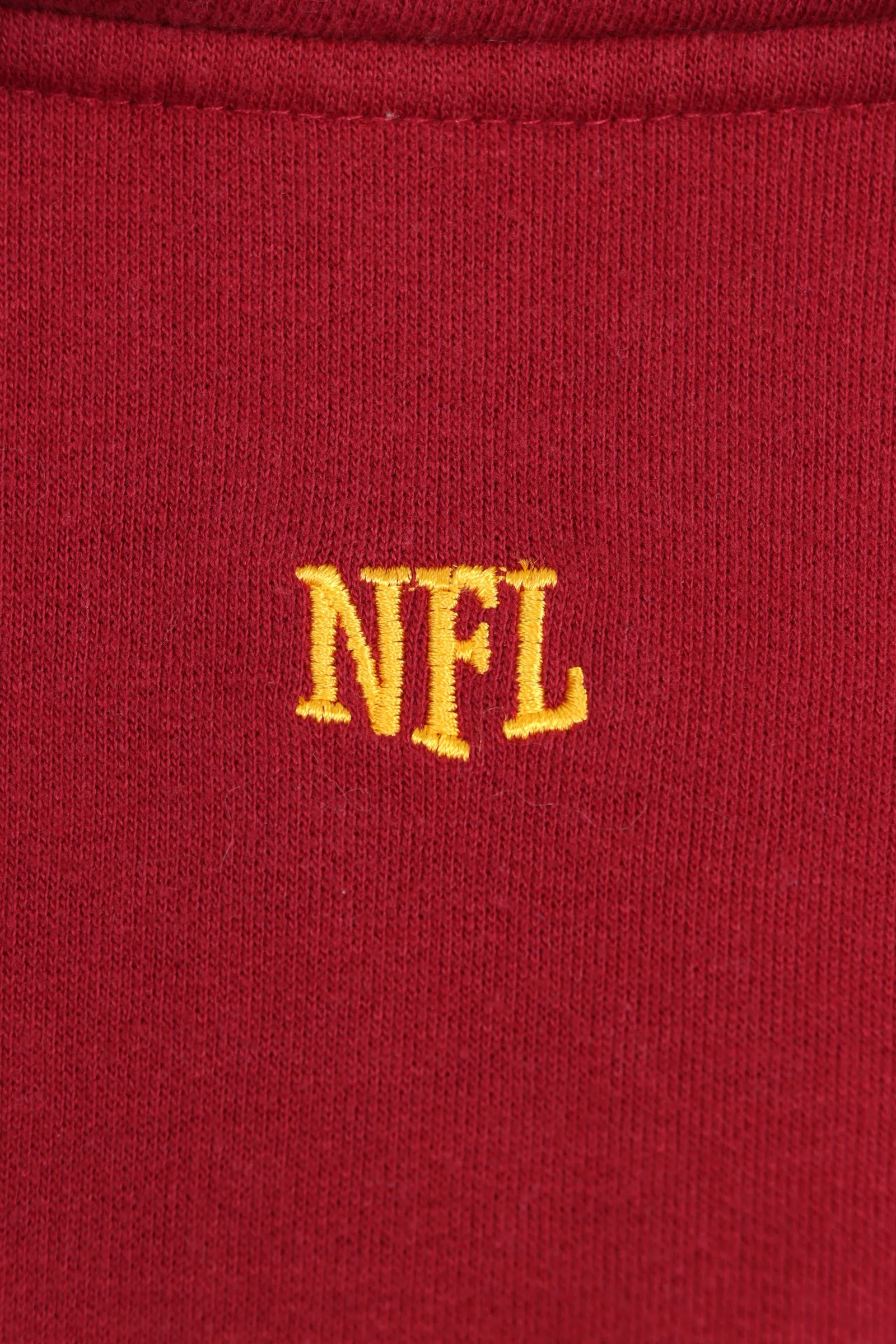 NLF Washington Redskins Embroidered Logo 1/4 Zip Sweatshirt (XL)