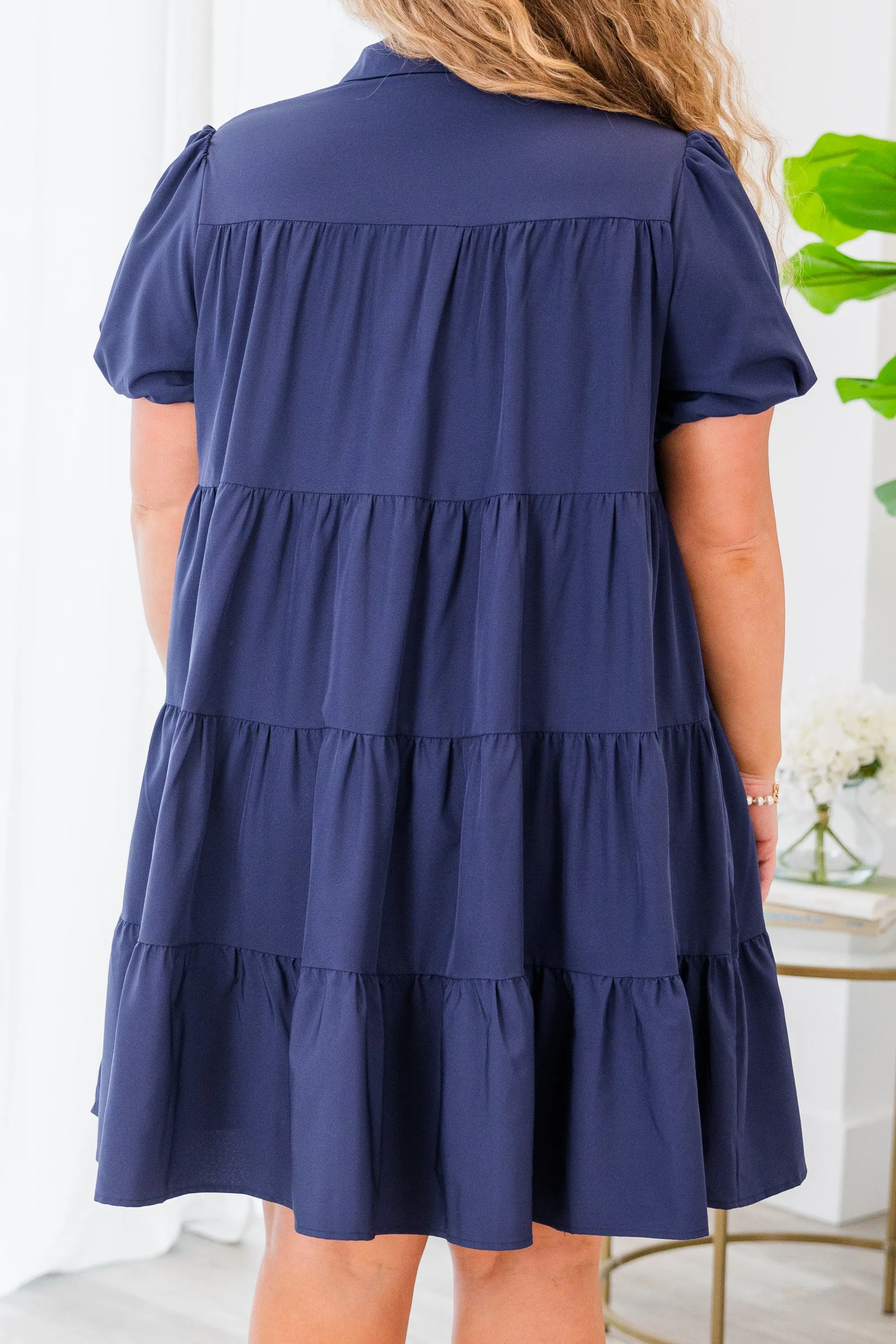 Nobody Love Dress, Navy