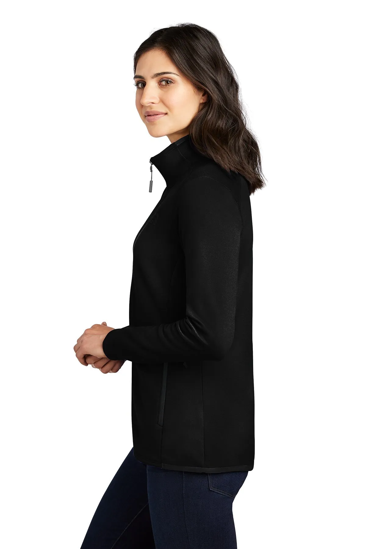 North Face Ladies Skyline Full-Zip Fleece Jacket Black