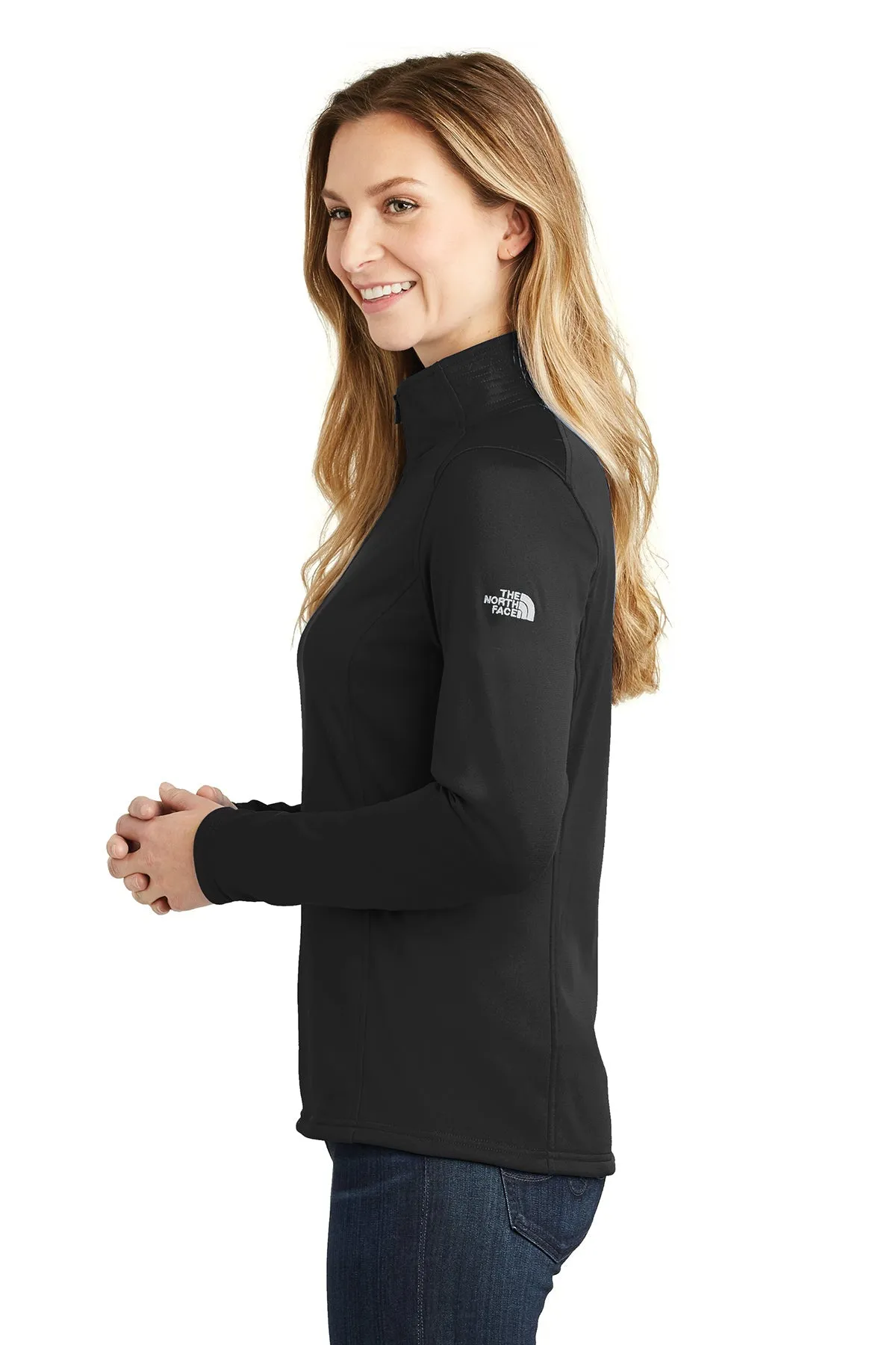 North Face Ladies Tech 1/4-Zip Fleece TNF Black