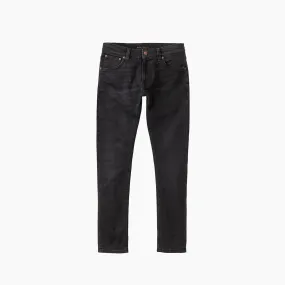 NUDIE JEANS TIGHT TERRY PANT SOFT BLACK - 112569