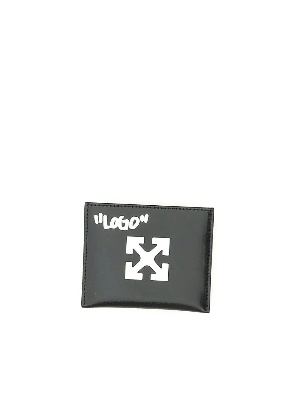 Off-White Jitney Logo Plaque Card Case