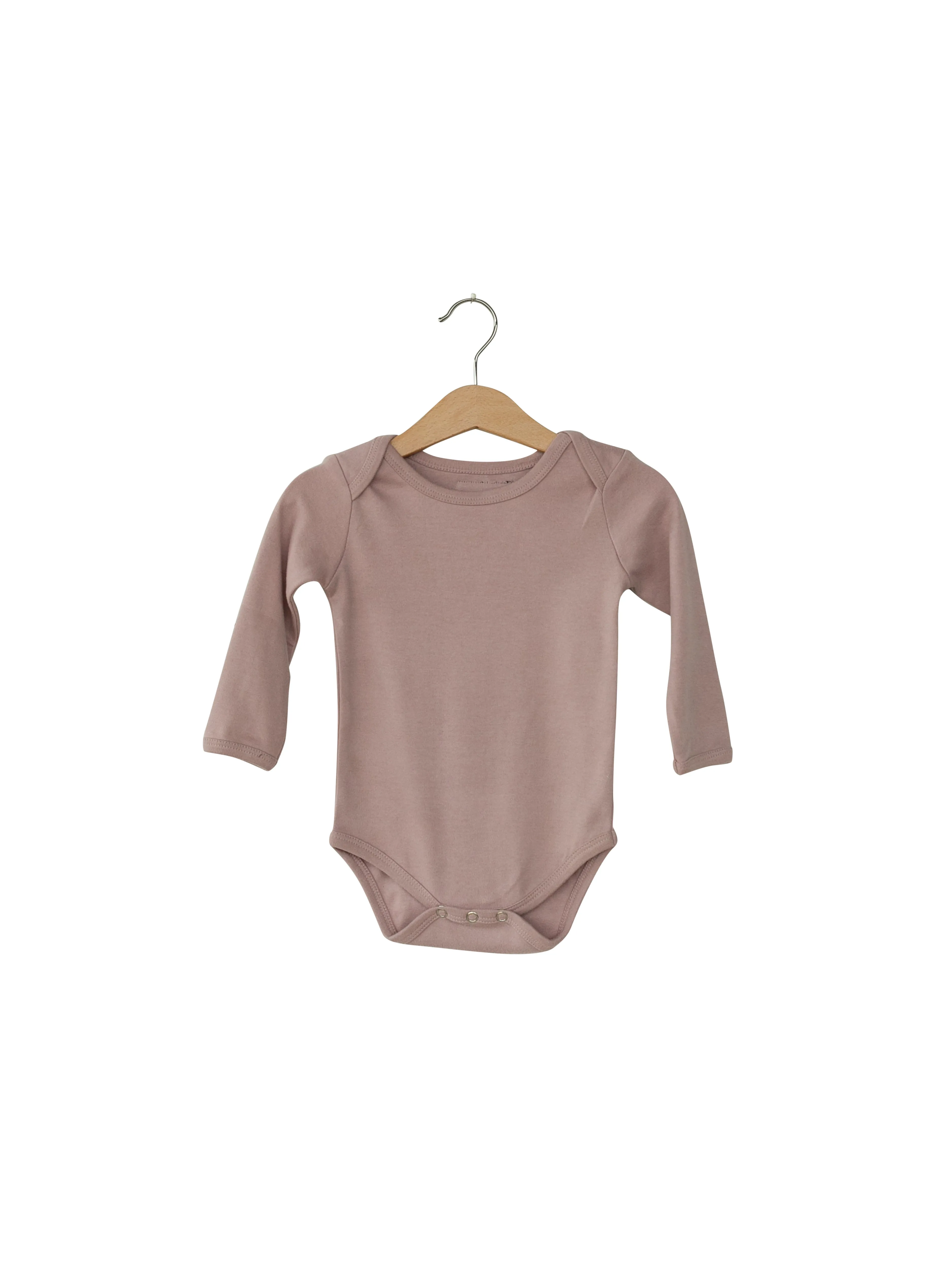 Organic Long Sleeve Bodysuit -  Colors