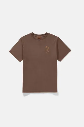 Outside Vintage Ss T-Shirt Brown