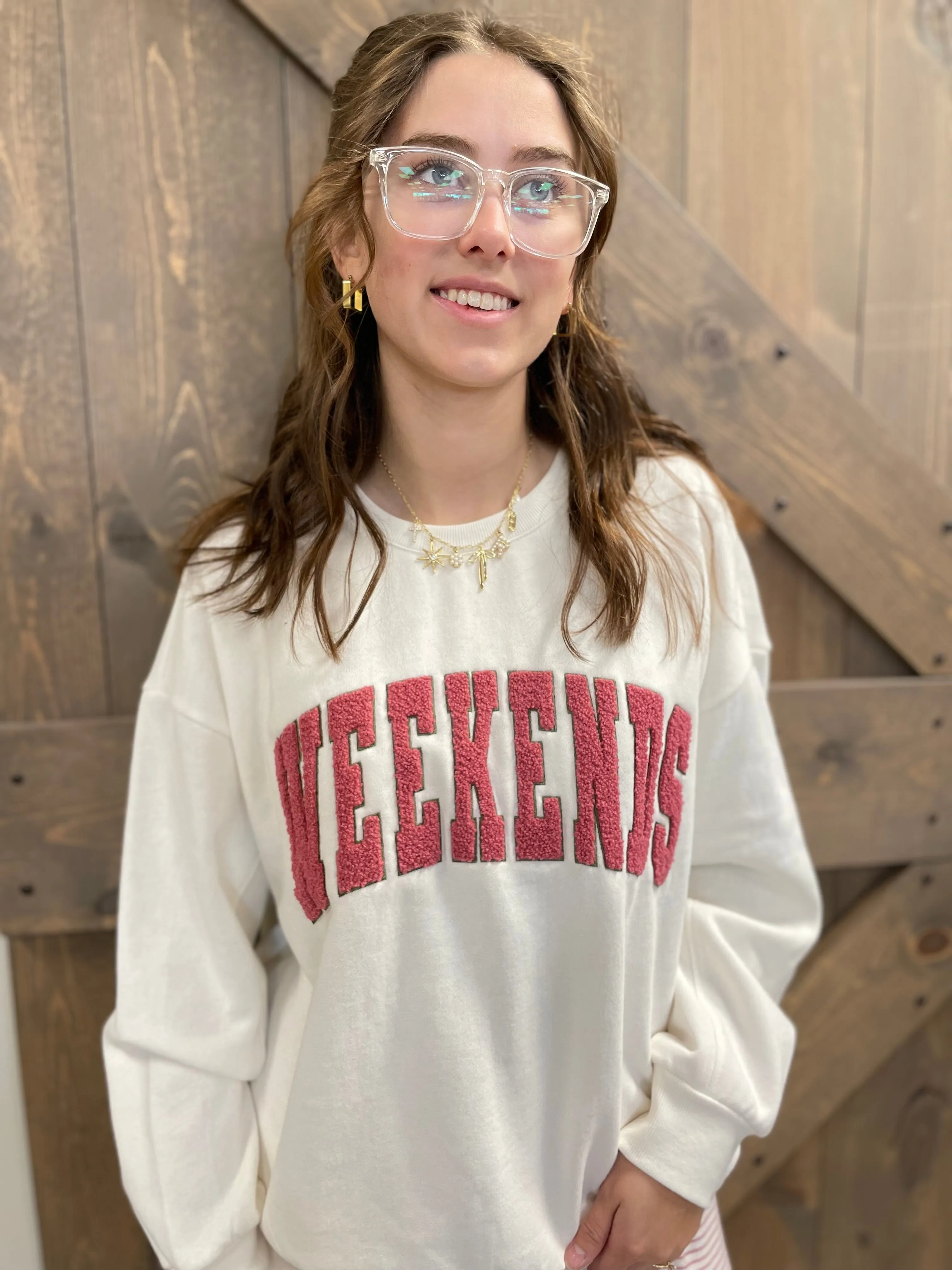 Oversized | Weekend Sweatshirt | Bone