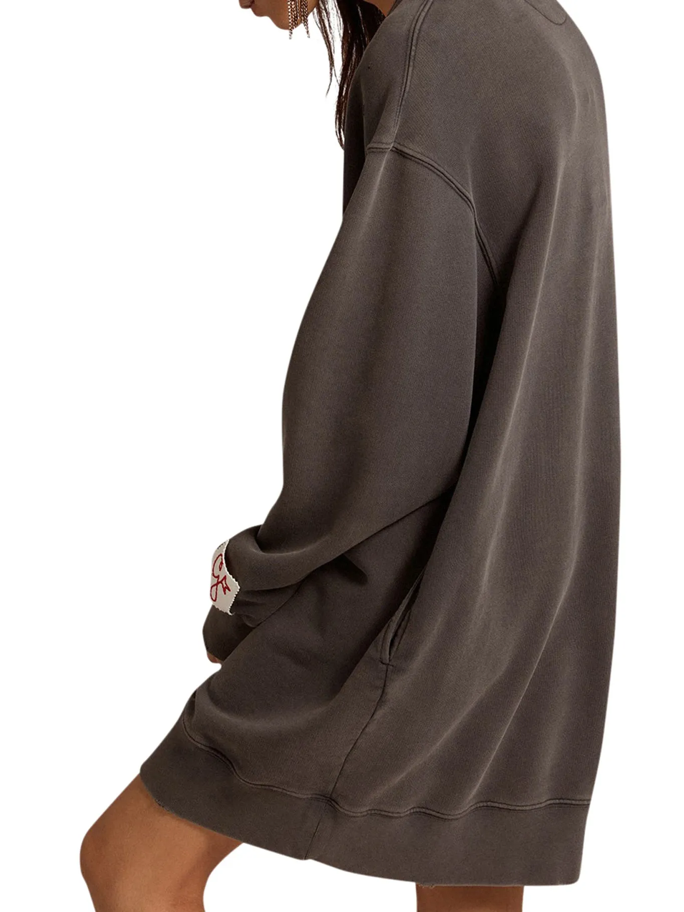 OVERSIZED DRESS SWEATSHIRT