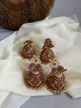 Oversized kemp vintage Jhumkas