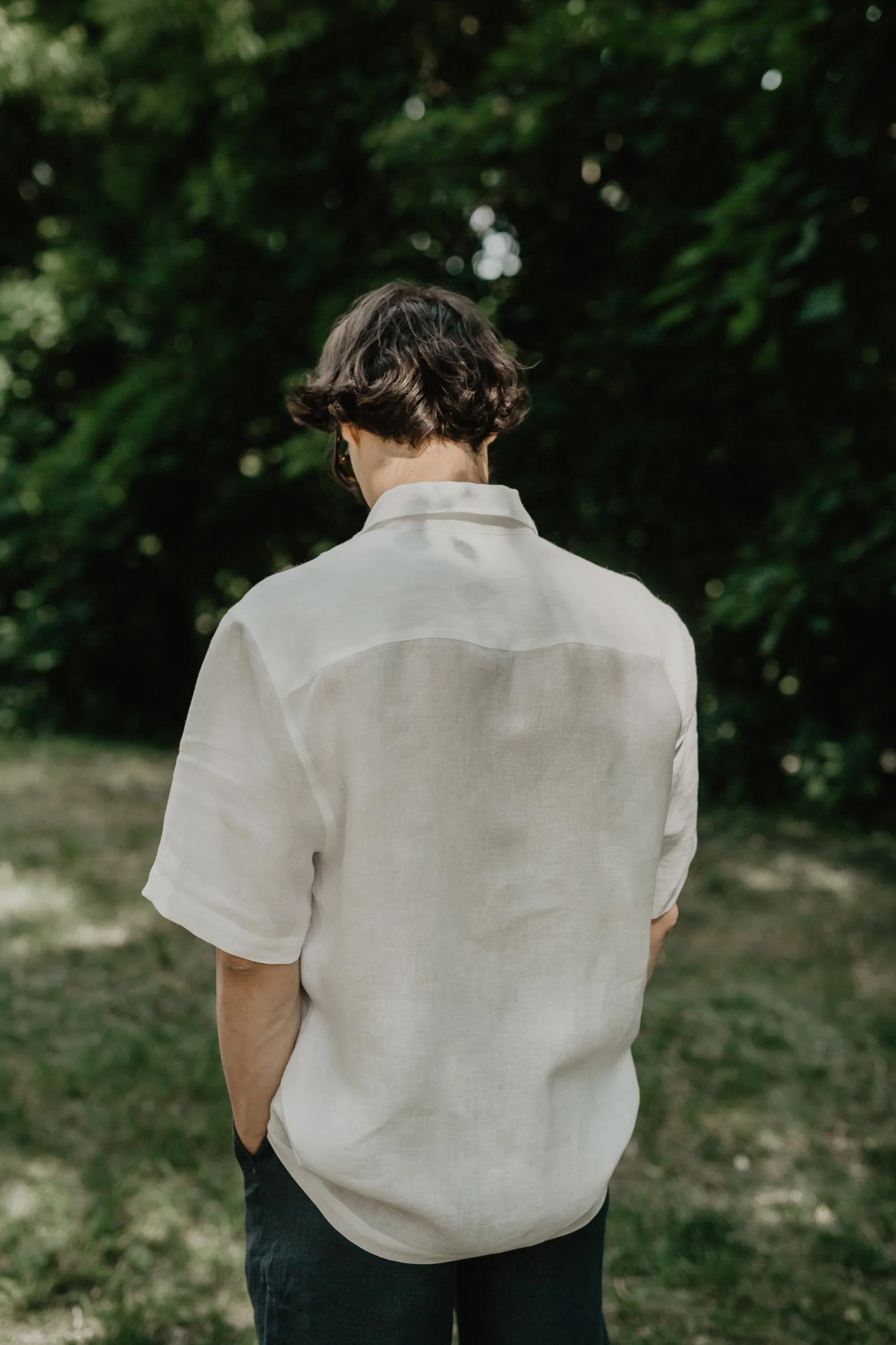 Oversized linen shirt MAGNUS