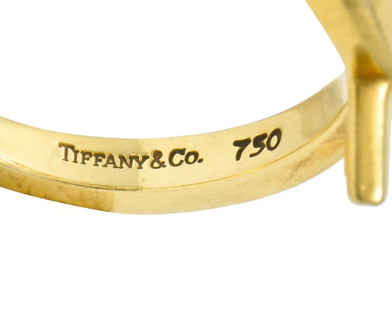 Paloma Picasso Tiffany & Co. 18 Karat Gold Vintage Loving Heart Ring