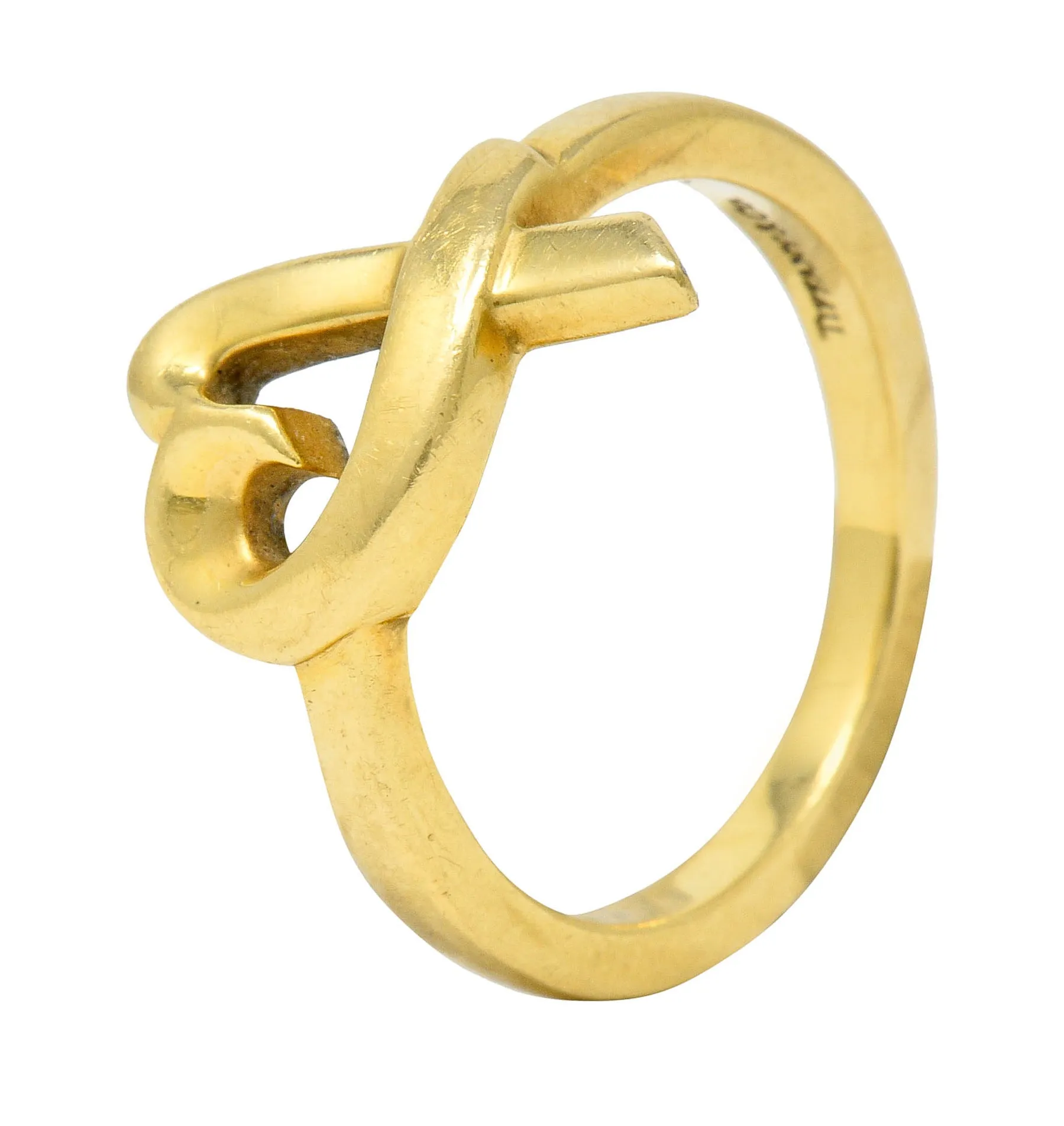 Paloma Picasso Tiffany & Co. 18 Karat Gold Vintage Loving Heart Ring