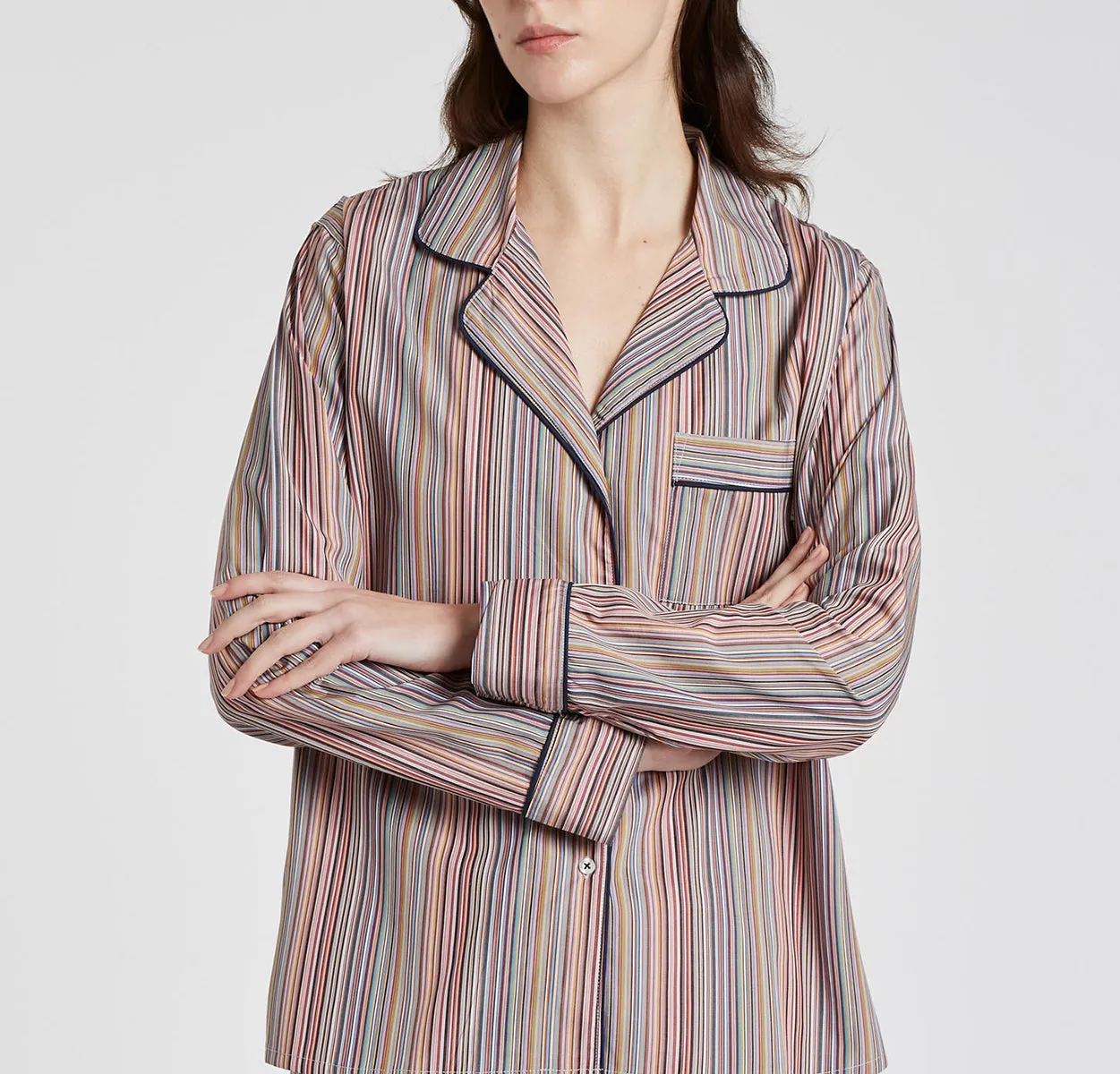 Paul Smith - Women's Signature Stripe Cotton Pyjama Set