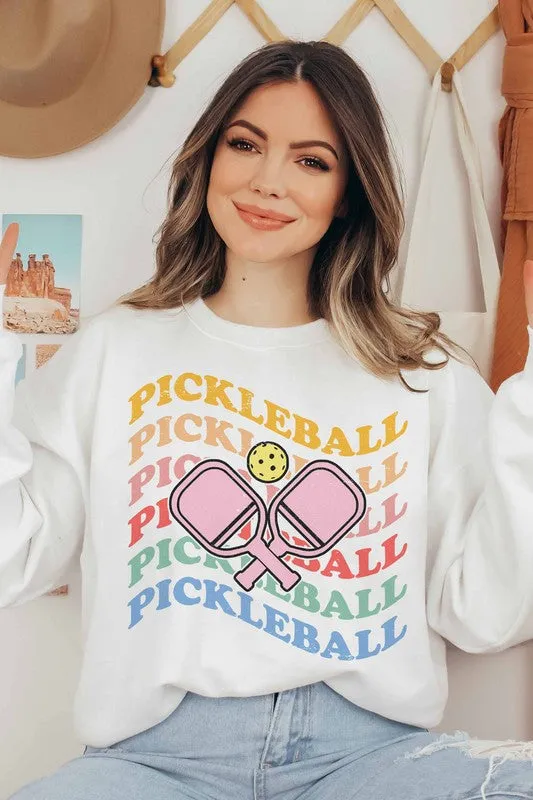 Pickleball Graphic Sweatshirt