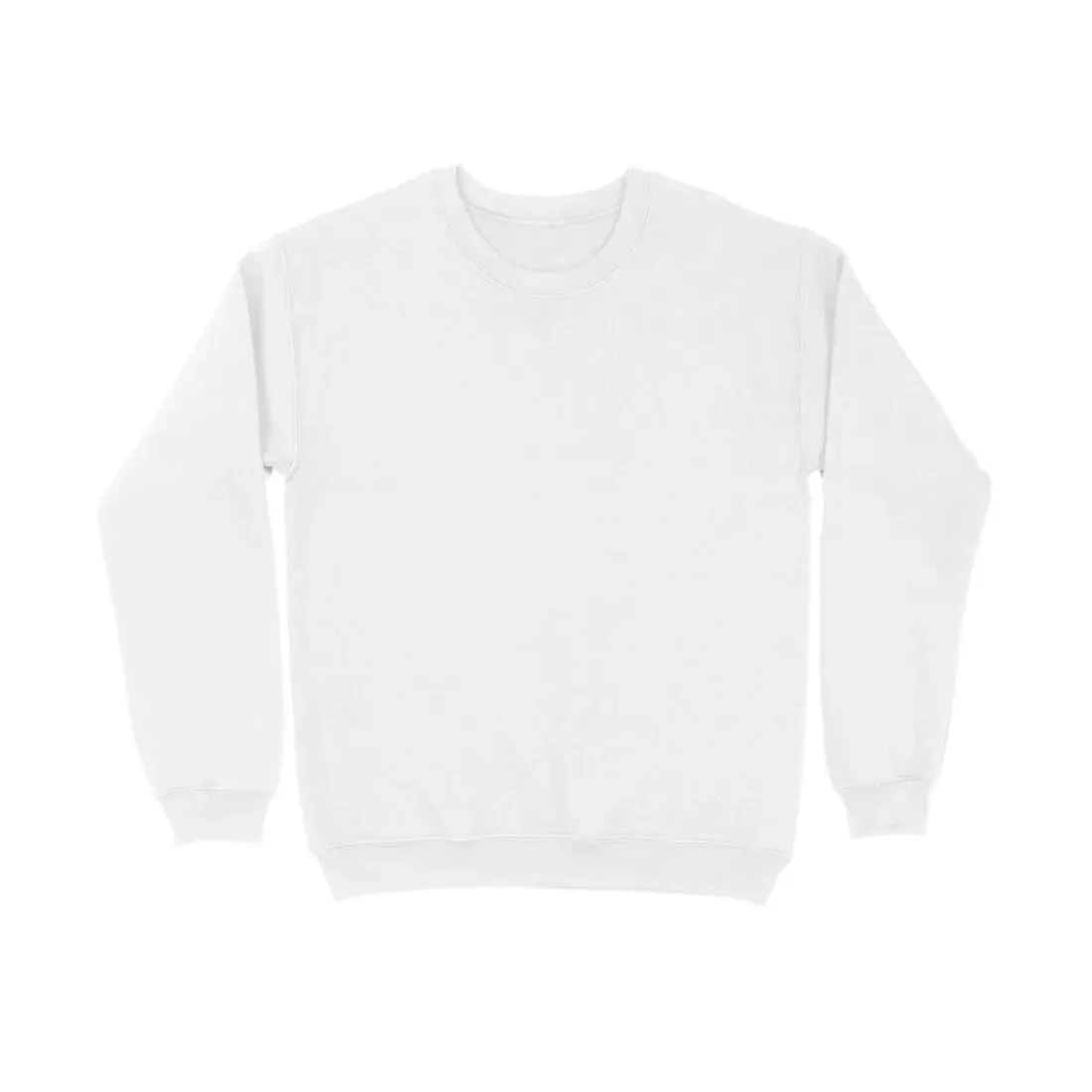 Plain Unisex Cotton Sweatshirt