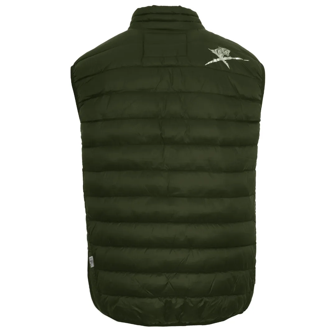 Plein Sport Mens UPPS102P 32 Gilet Green