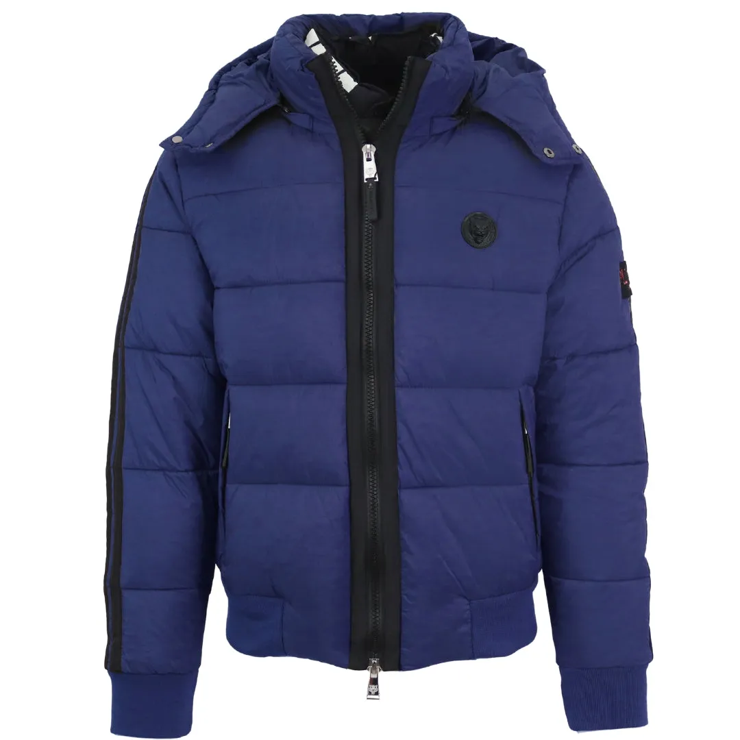 Plein Sport Mens Upps29F 85 Jacket Navy Blue