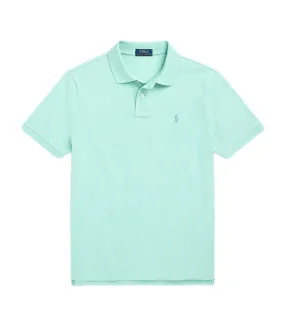 Polo Ralph Lauren -  Polo coupe ajustée en piqué celadon/c7580