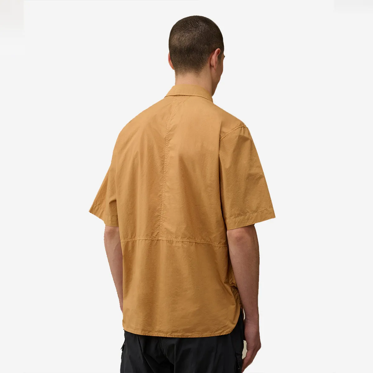 Popeline Pocket S/S Shirt - Pastry Shell Peach