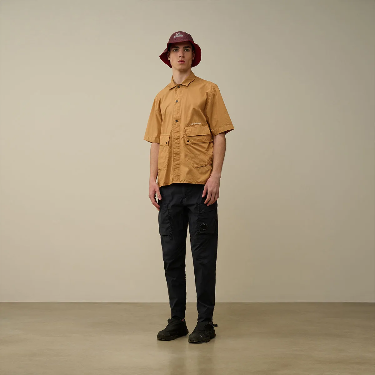 Popeline Pocket S/S Shirt - Pastry Shell Peach