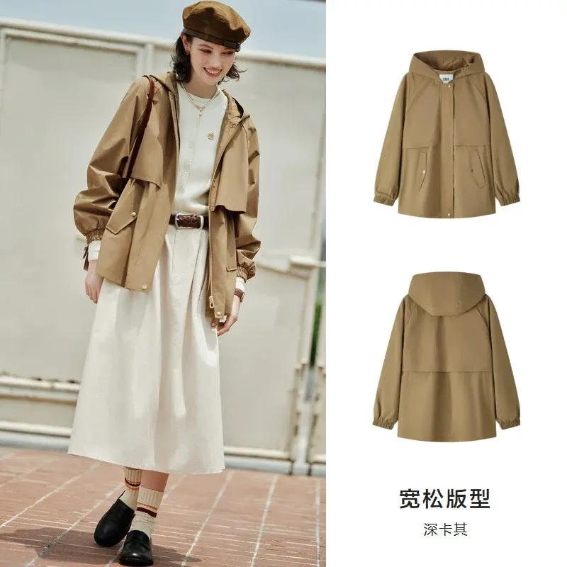 Protective coat | Shopping mall same style Semir coat for women mid-length three-proof 2024 new autumn windproof clothes loose