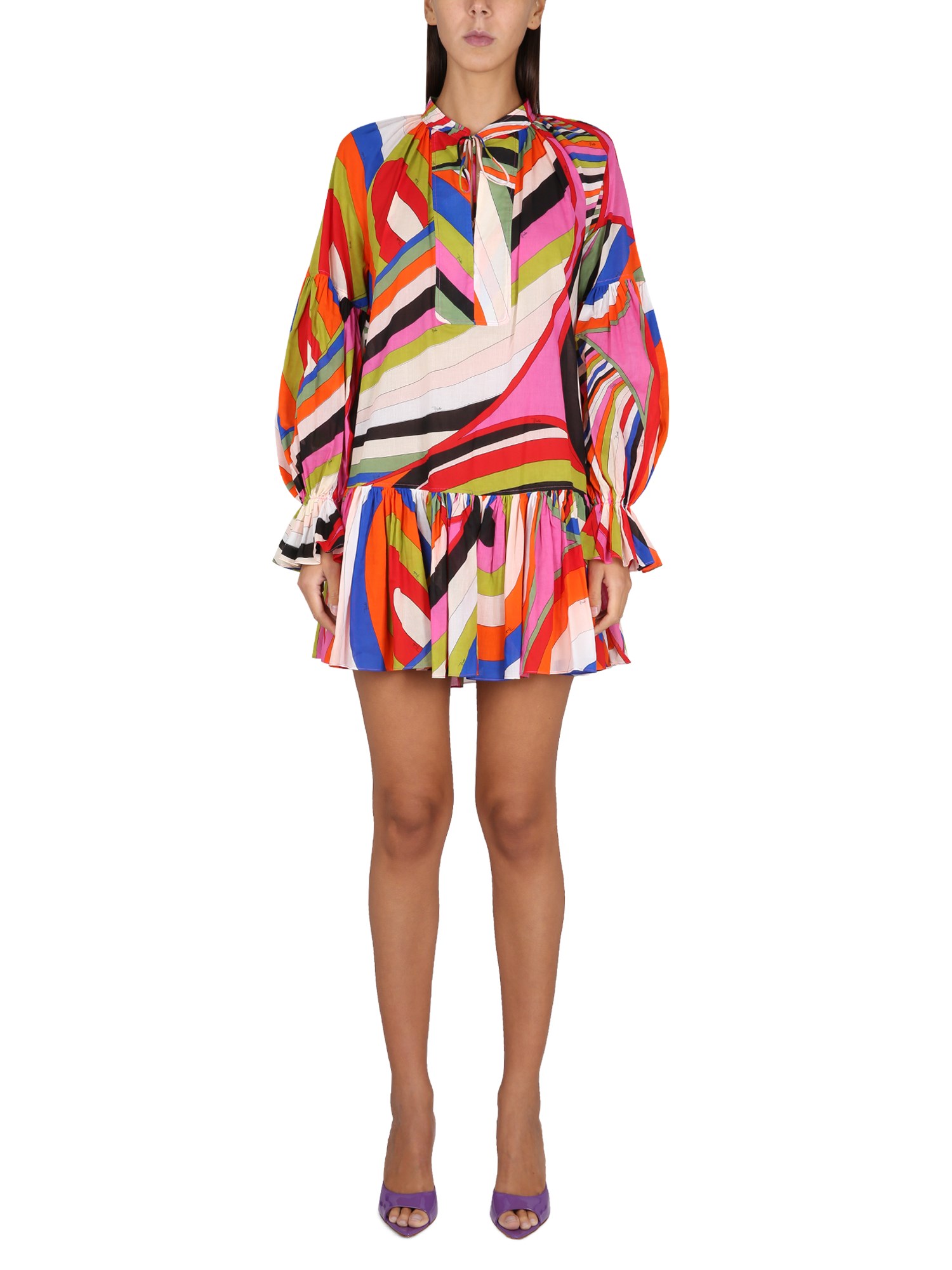 PUCCI    COTTON MINI DRESS