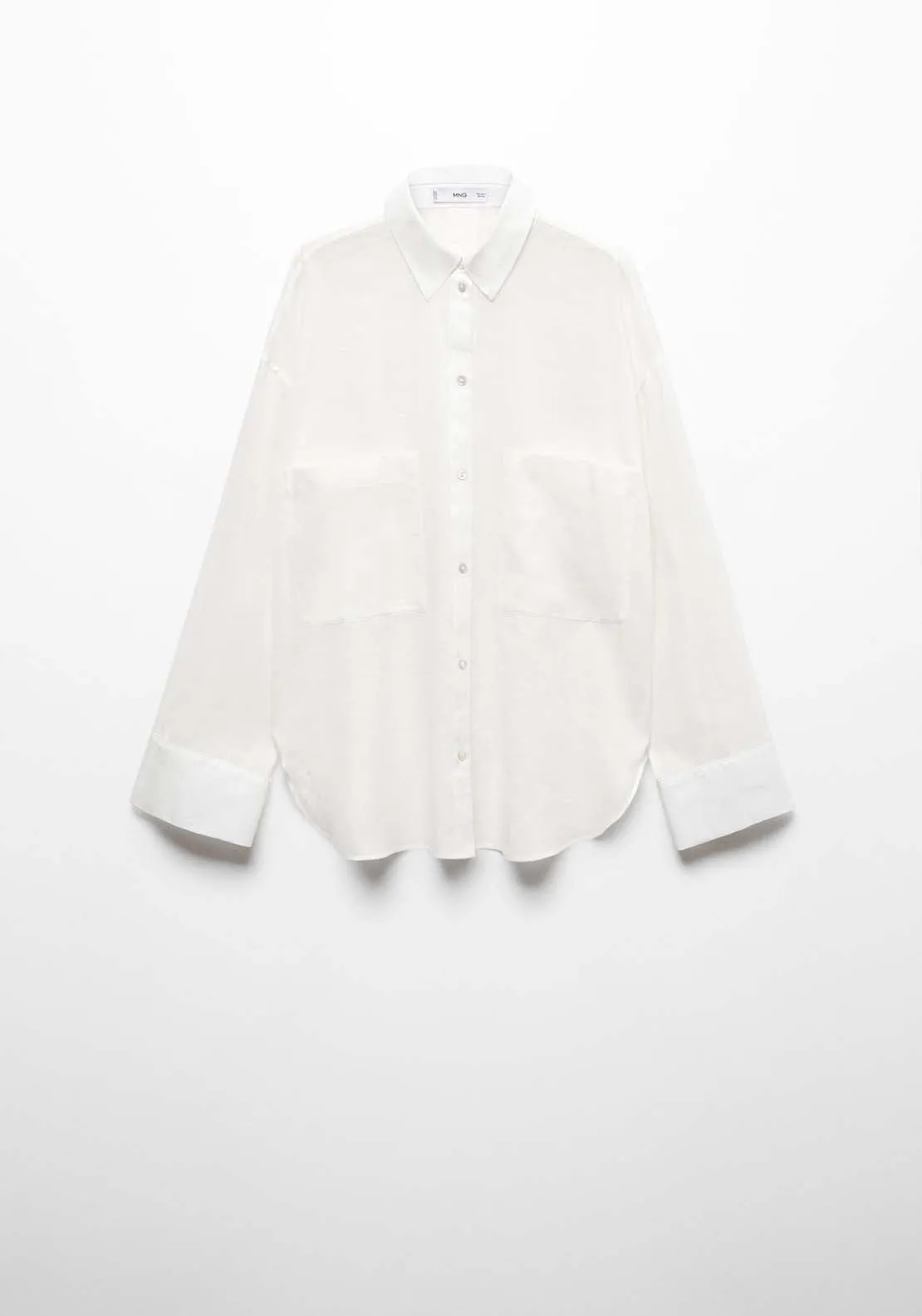 Ramie shirt with pockets