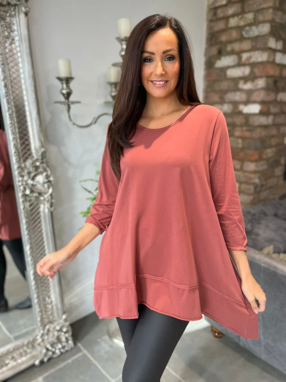 Reverse Hem Top Kaitlin