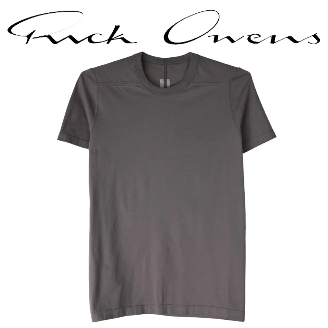 RICK OWENS  |Crew Neck Plain Cotton Short Sleeves Designers