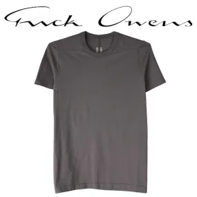 RICK OWENS  |Crew Neck Plain Cotton Short Sleeves Designers