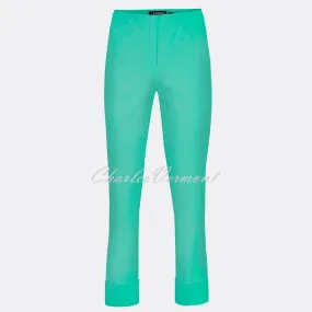 Robell Bella 09 - 7/8 Cropped Trouser 51568-5499-720 (Aqua Green)