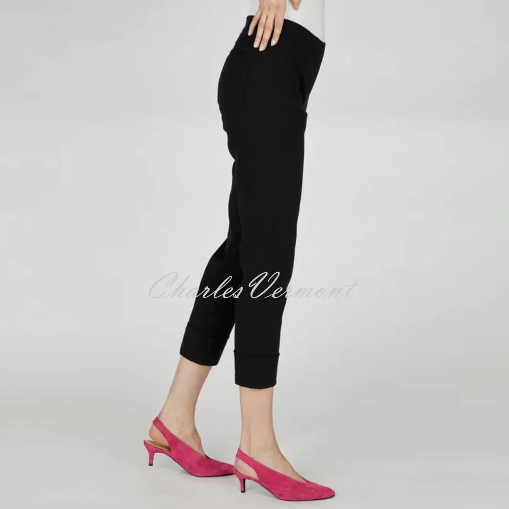 Robell Bella 09 - 7/8 Cropped Trouser 51568-5499-90 (Black)