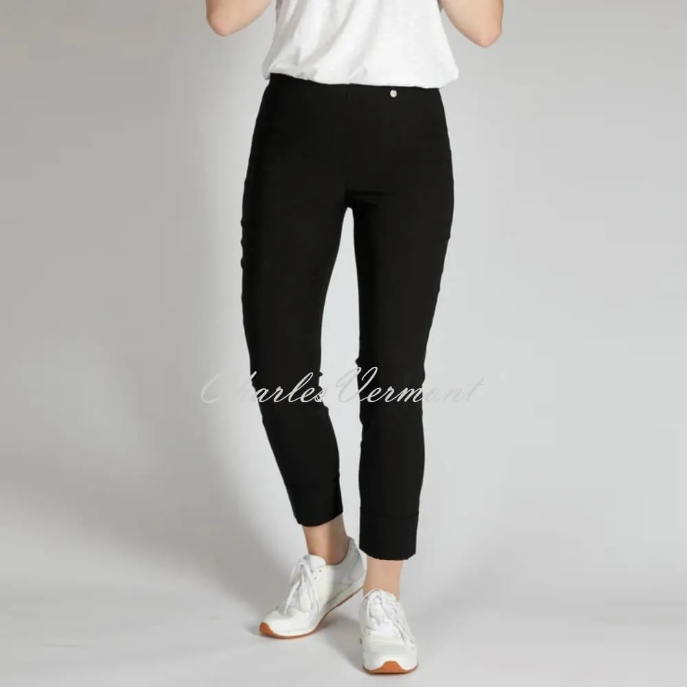 Robell Bella 09 - 7/8 Cropped Trouser 51568-5499-90 (Black)