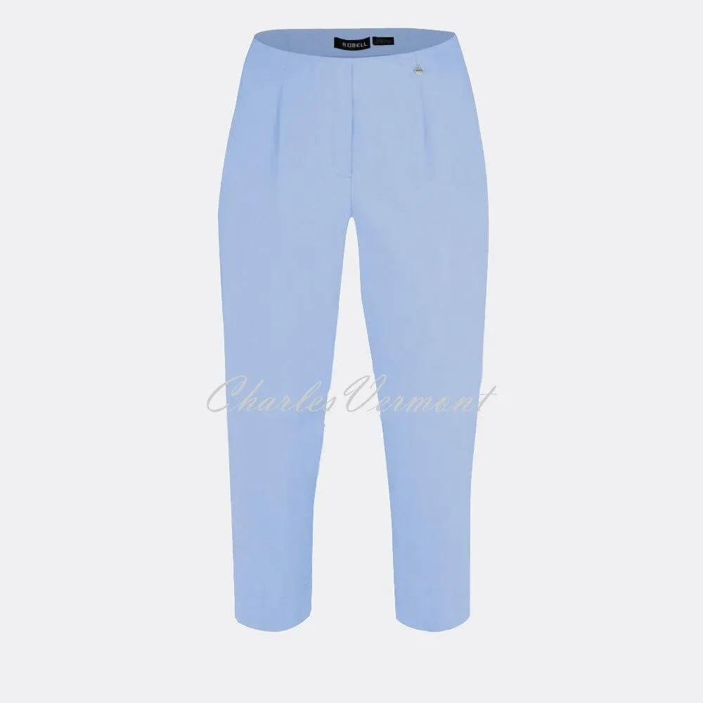 Robell Marie 07 Capri Trouser 51576-5499-610 (Powder Blue)