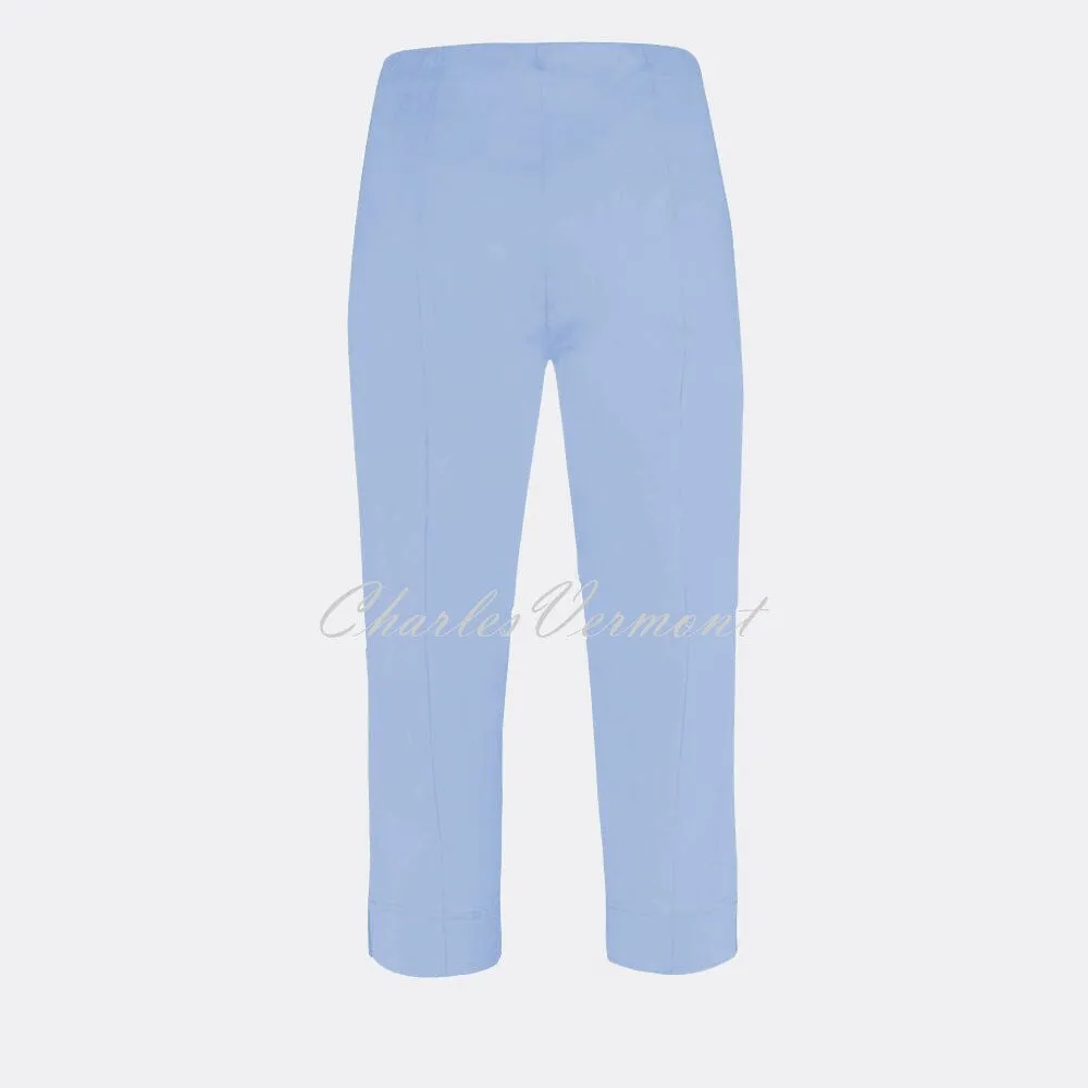 Robell Marie 07 Capri Trouser 51576-5499-610 (Powder Blue)