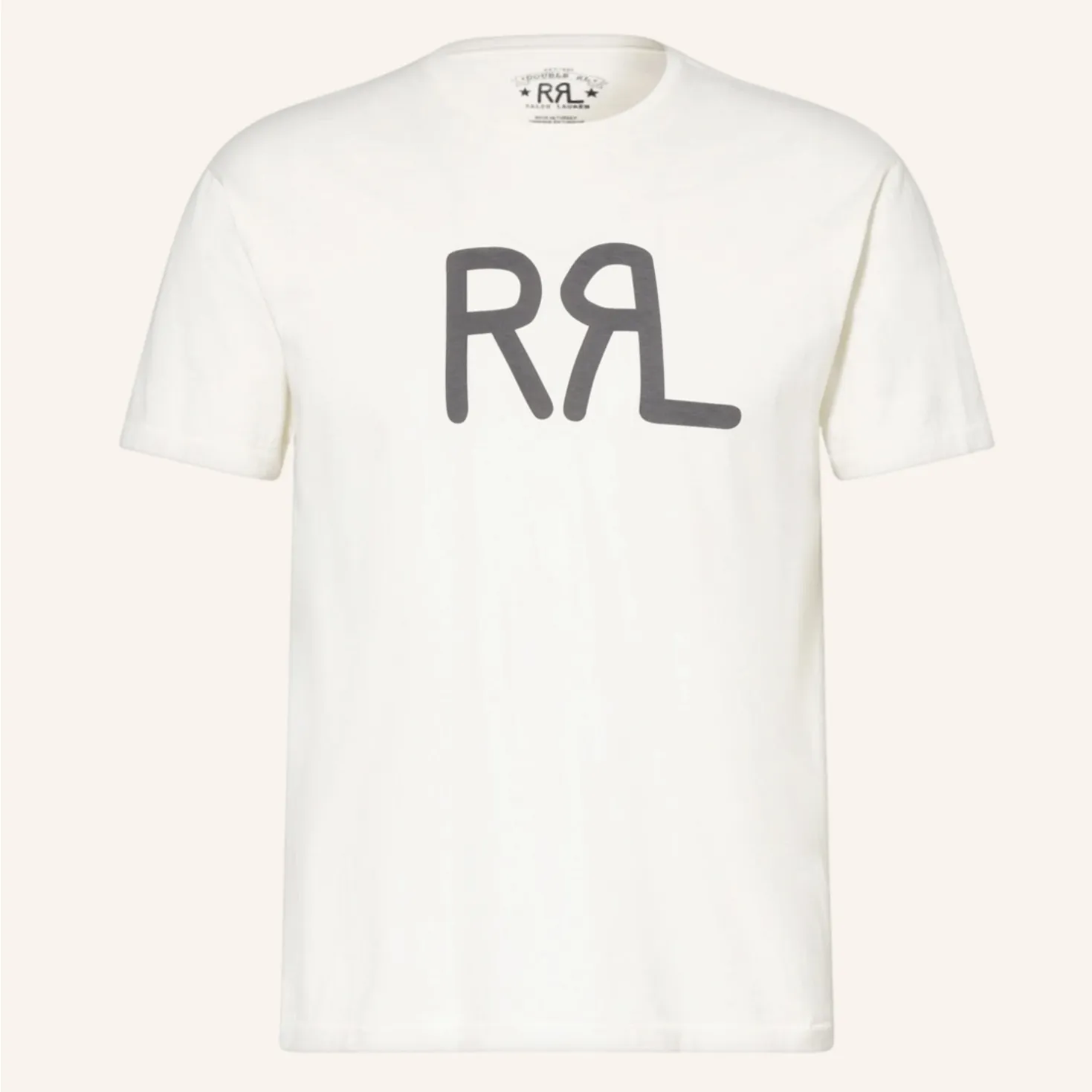 RRL  |Crew Neck Street Style Cotton Short Sleeves Logo Surf Style