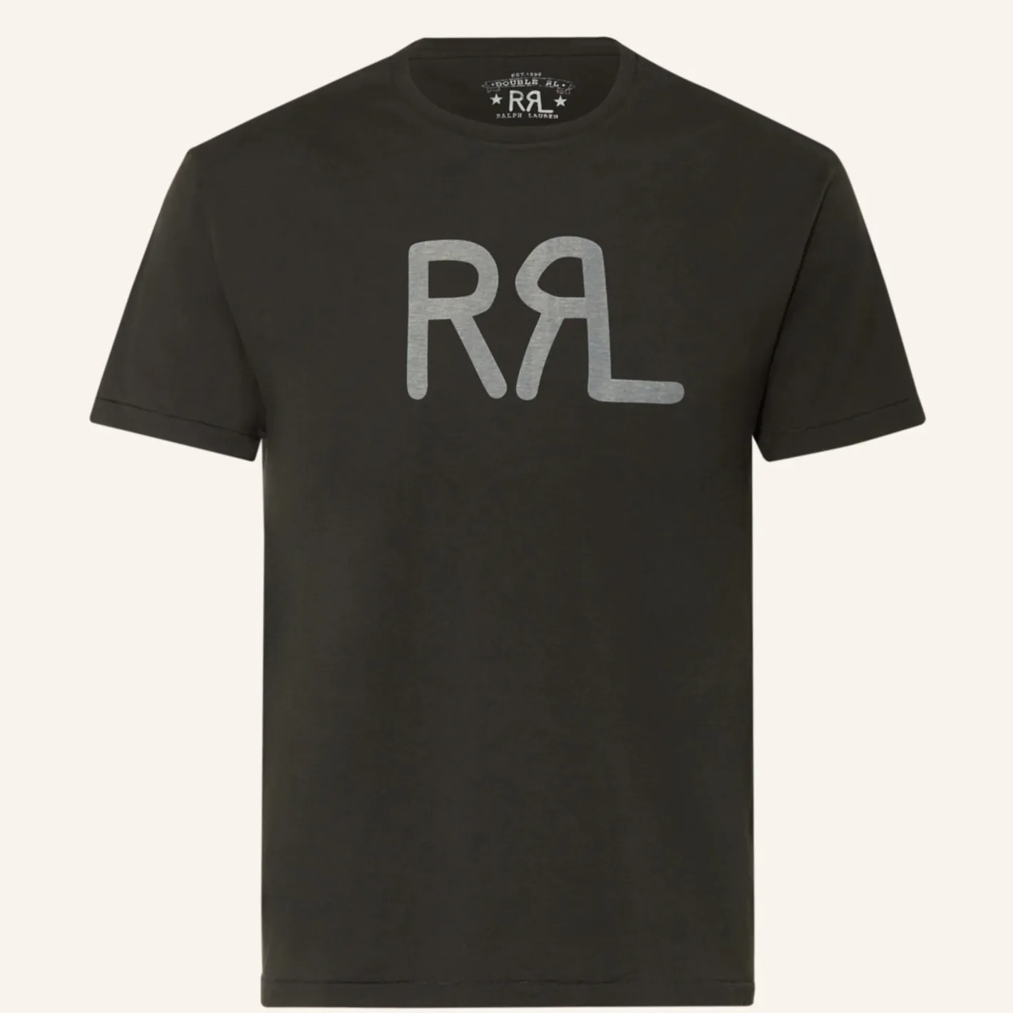 RRL  |Crew Neck Street Style Cotton Short Sleeves Logo Surf Style