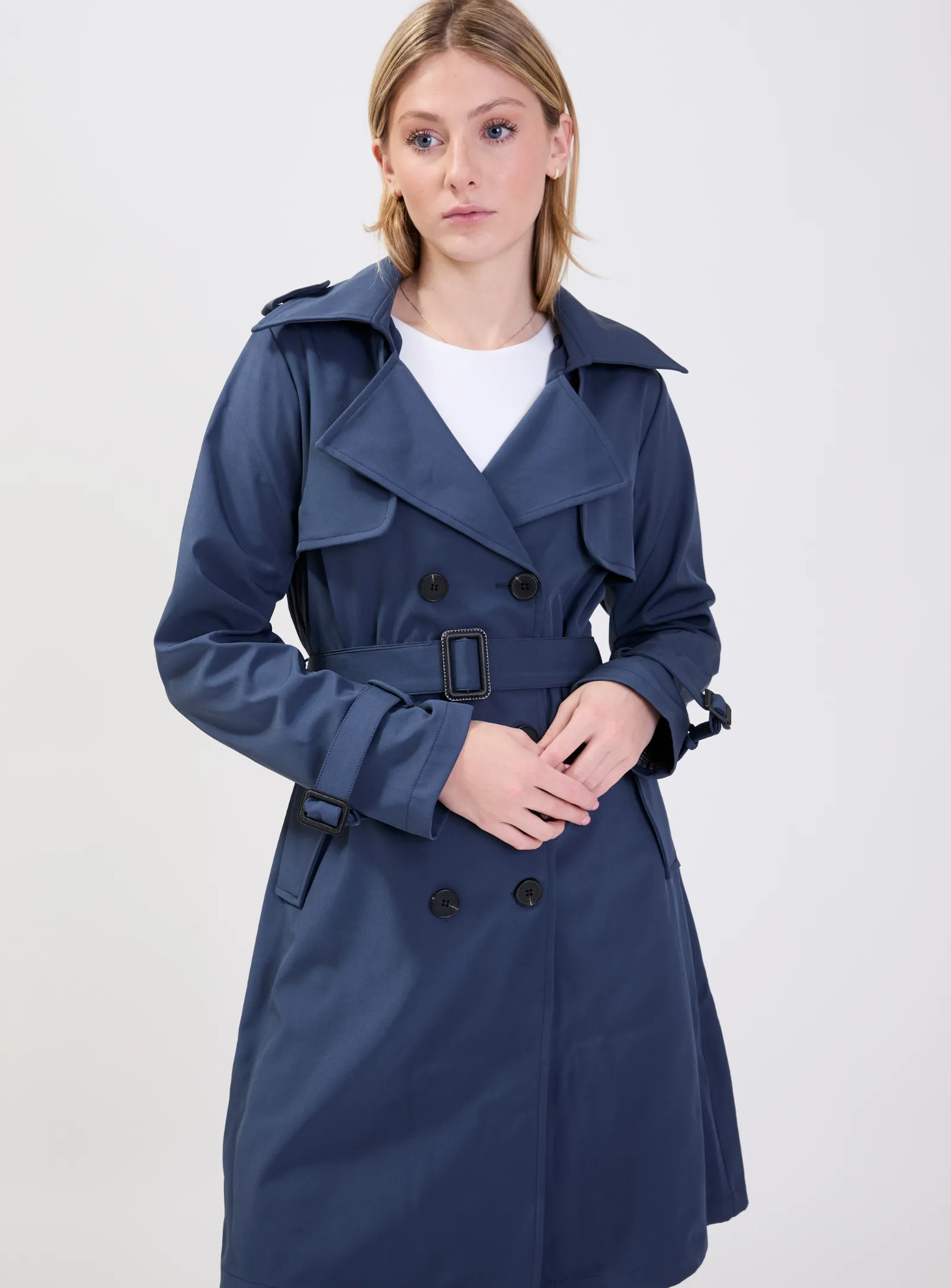 SABRINA | Long belted trench coat || SABRINA | Long trench avec ceinture