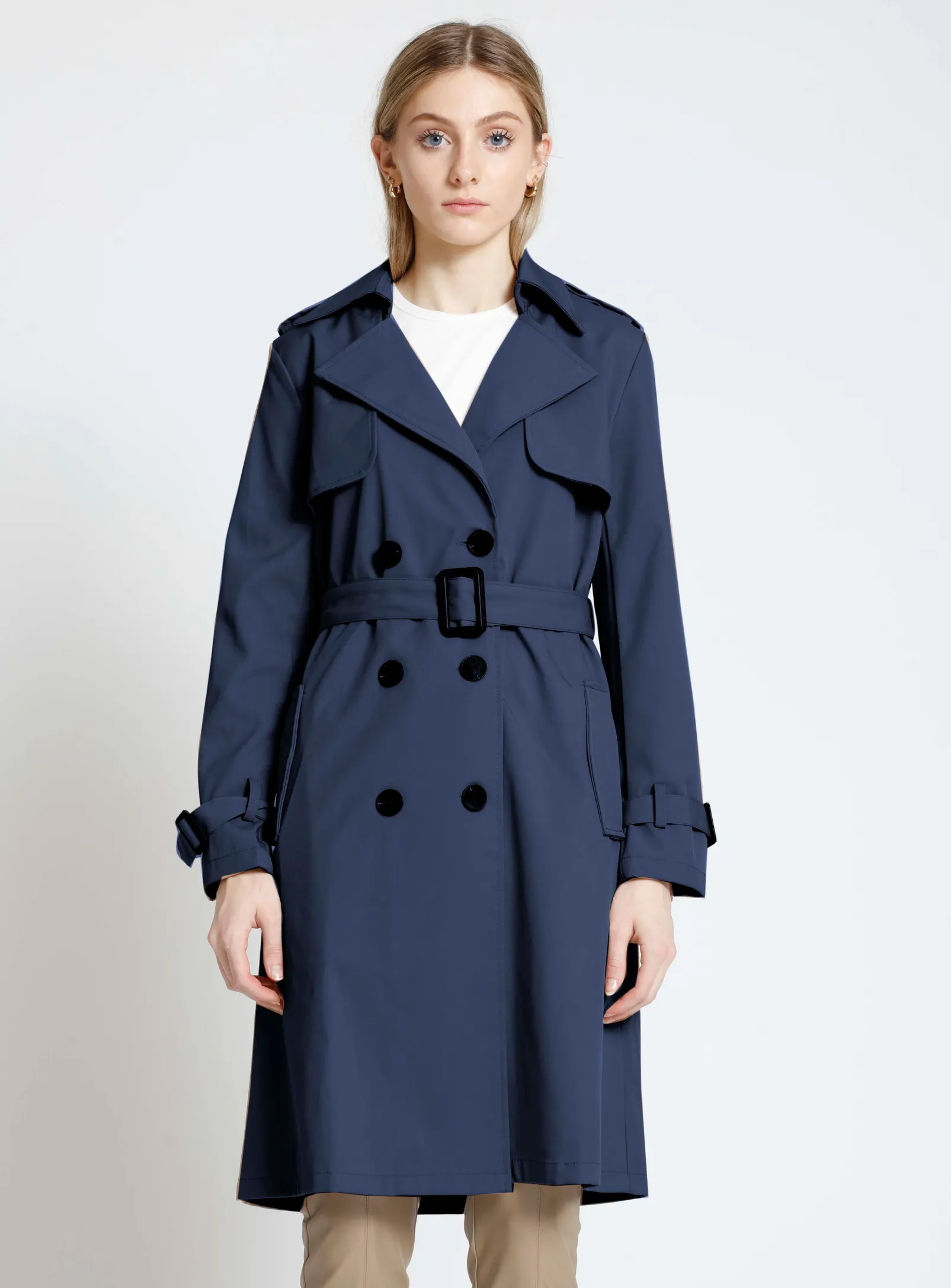 SABRINA | Long belted trench coat || SABRINA | Long trench avec ceinture