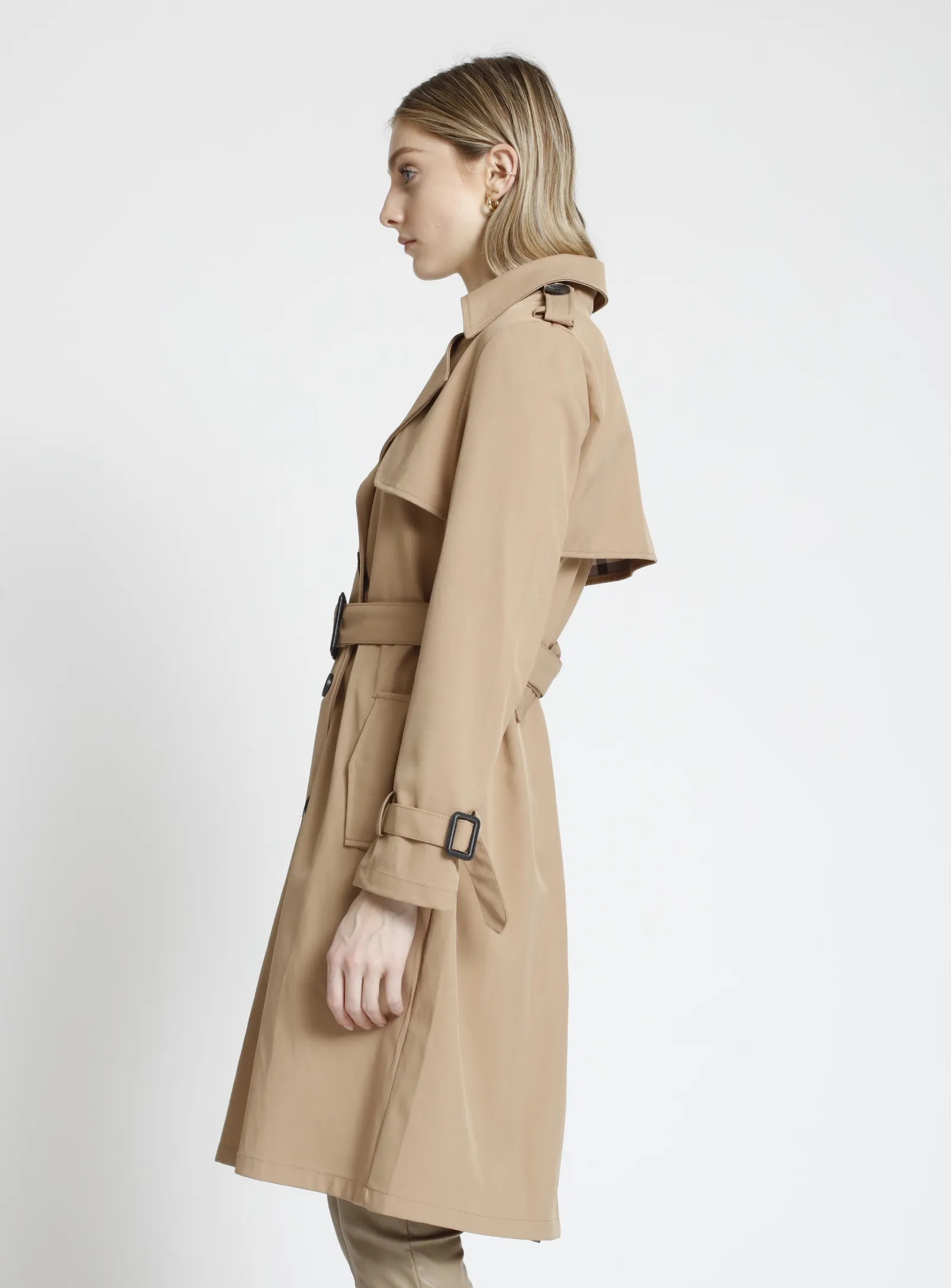 SABRINA | Long belted trench coat || SABRINA | Long trench avec ceinture