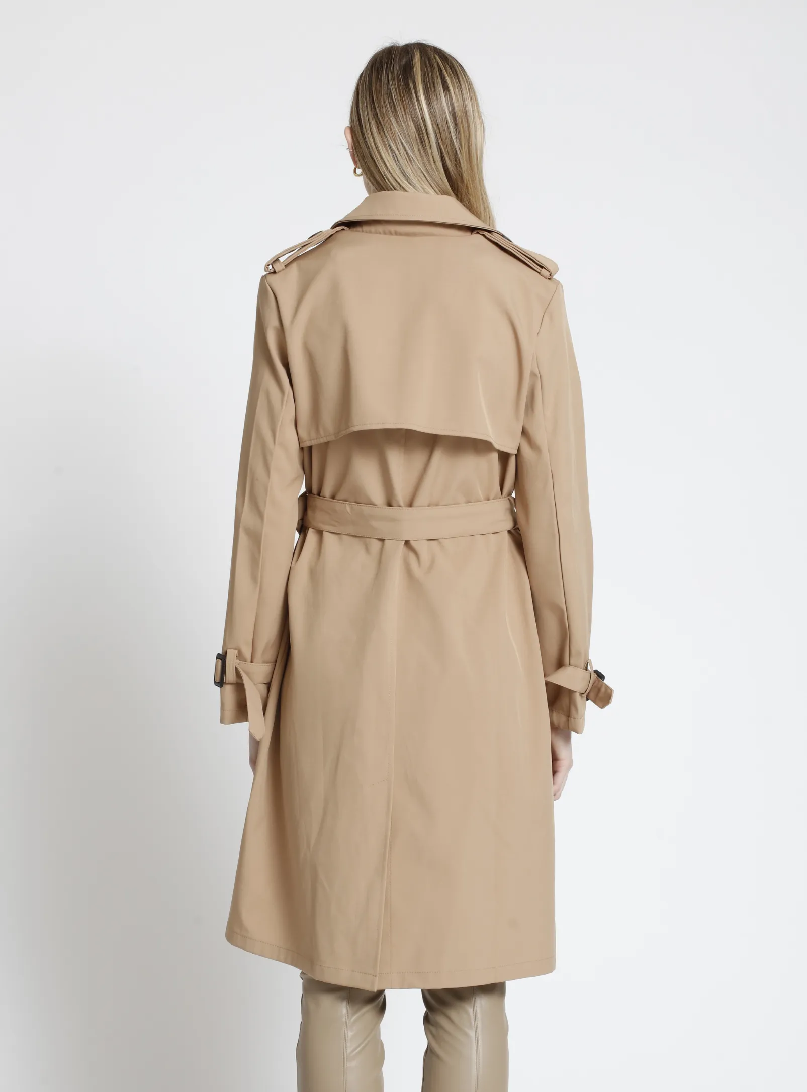 SABRINA | Long belted trench coat || SABRINA | Long trench avec ceinture