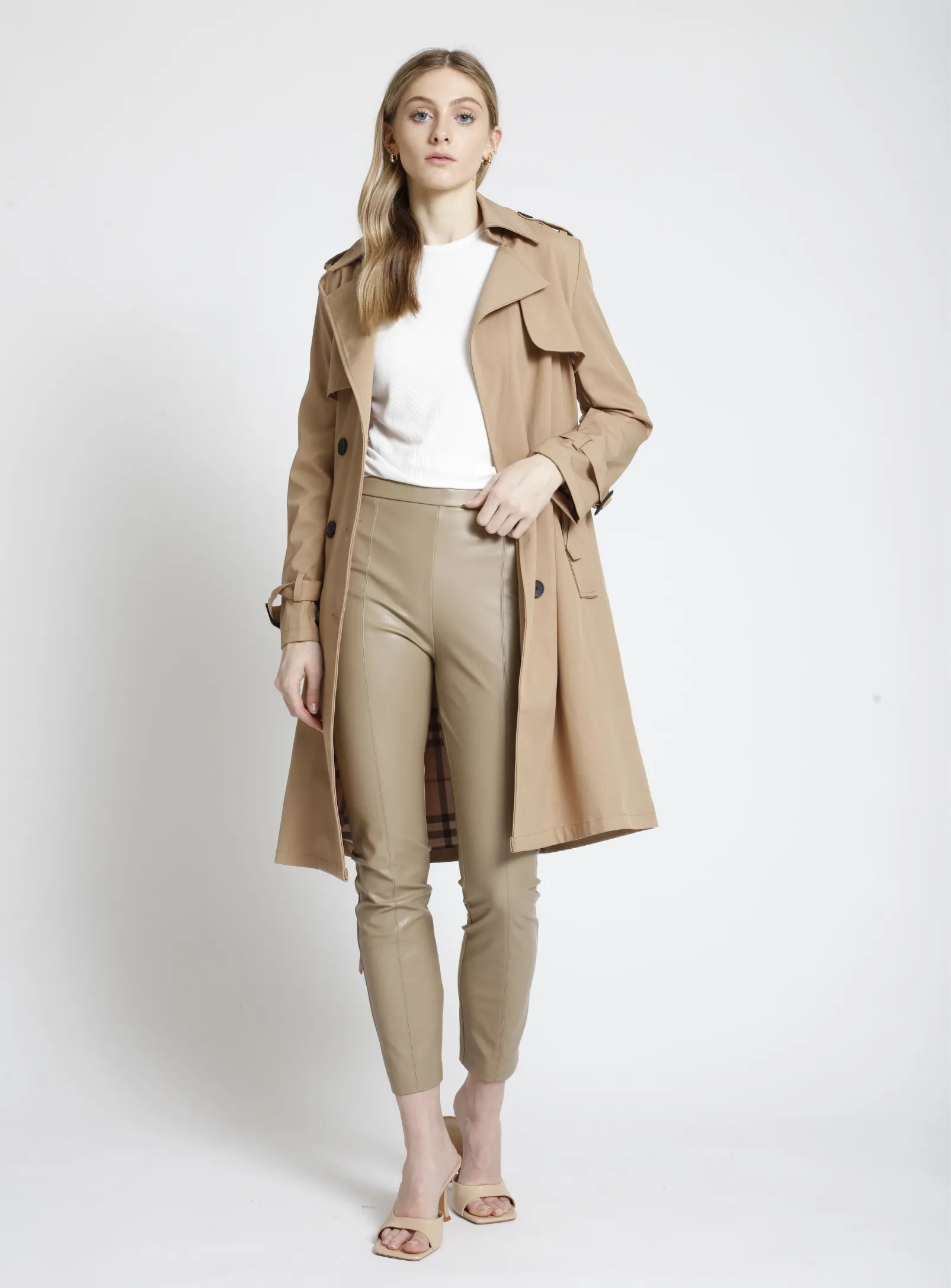 SABRINA | Long belted trench coat || SABRINA | Long trench avec ceinture