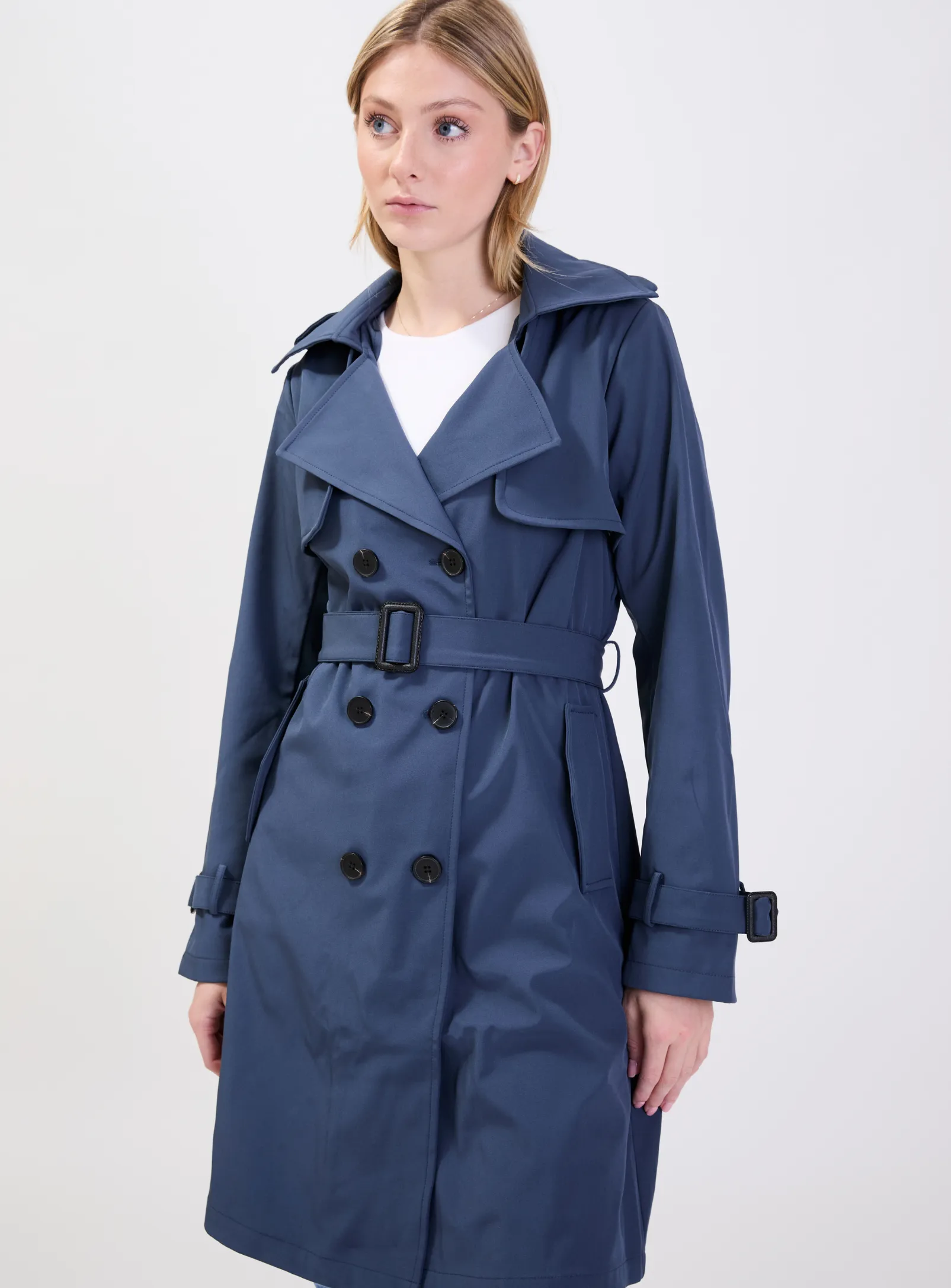 SABRINA | Long belted trench coat || SABRINA | Long trench avec ceinture