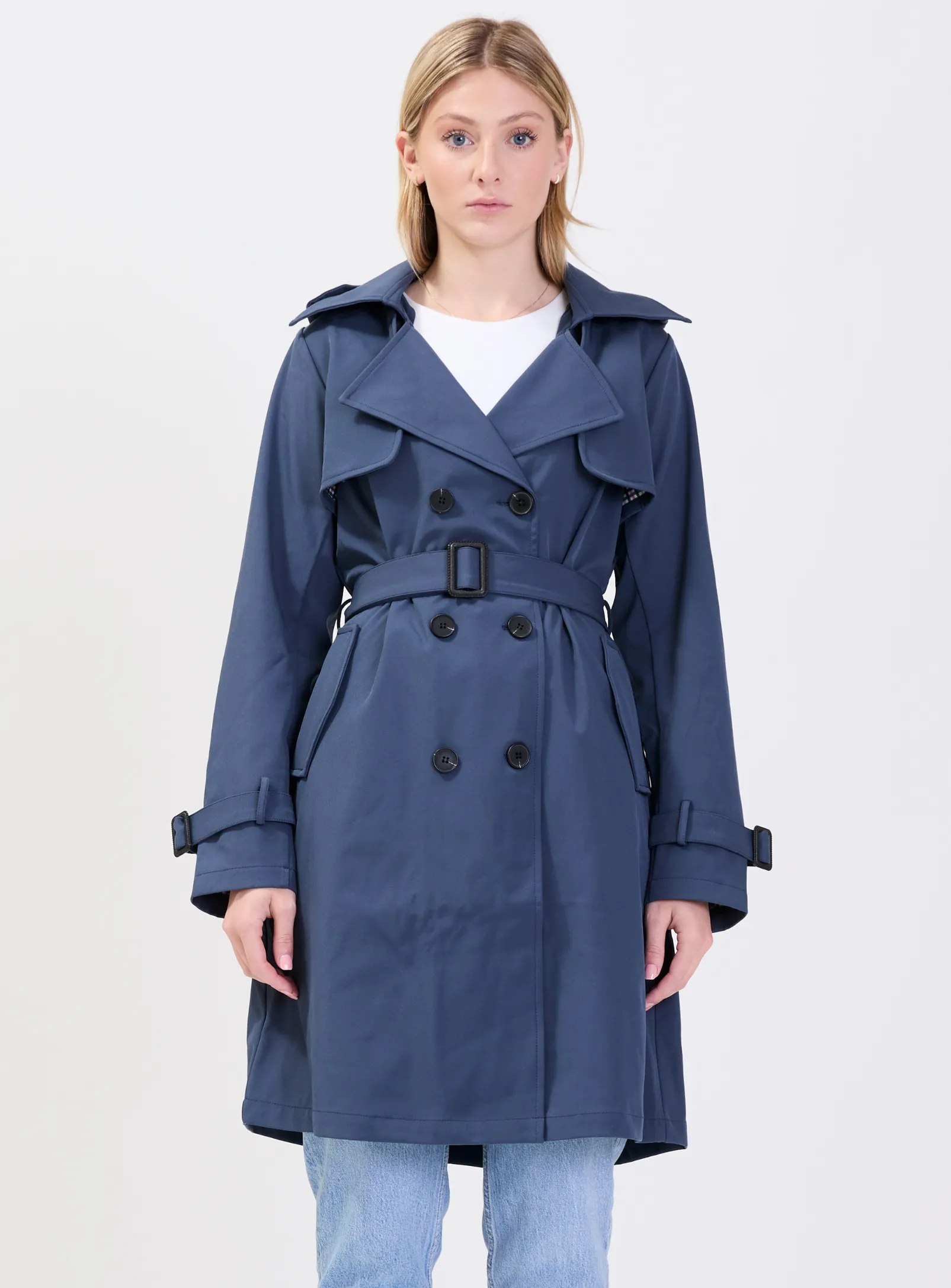 SABRINA | Long belted trench coat || SABRINA | Long trench avec ceinture